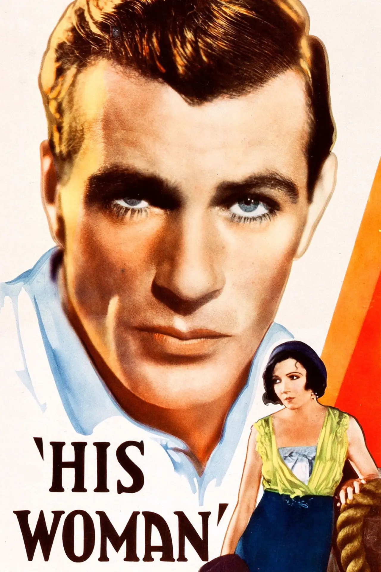 Plakat filmowy "His Woman"