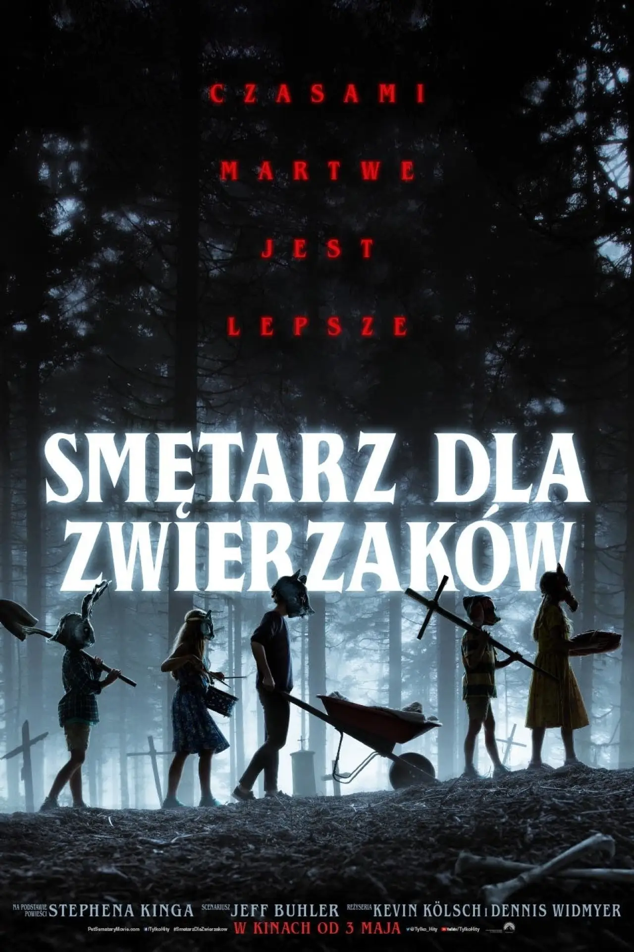 Plakat filmowy "Smętarz dla zwierzaków"