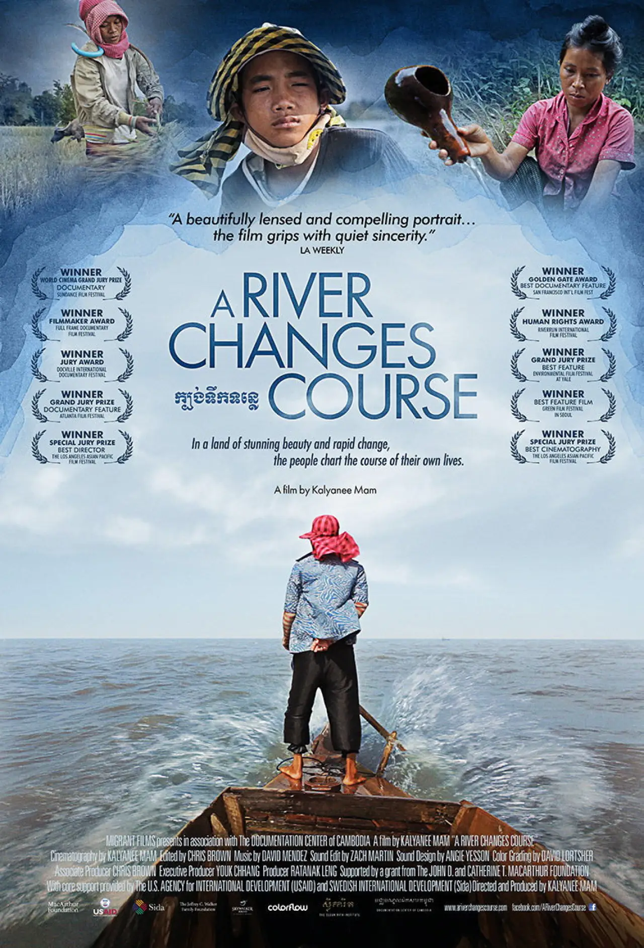 Plakat filmowy "A River Changes Course"