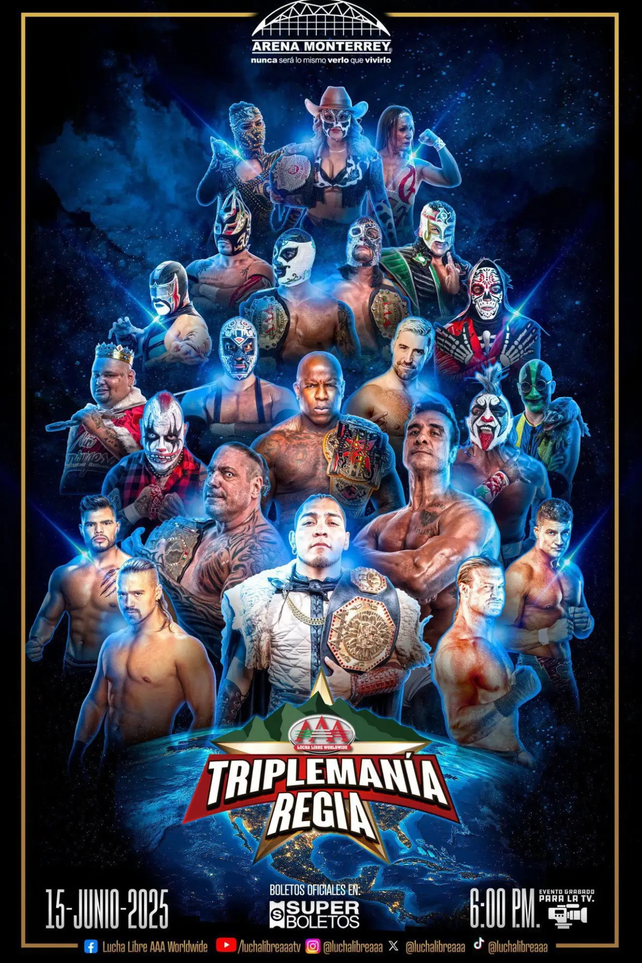 Plakat filmowy "AAA Triplemania Regia III"