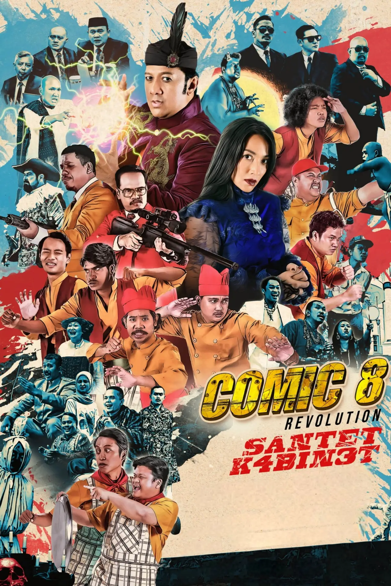 Plakat filmowy "Comic 8 Revolution: Santet K4bin3t"