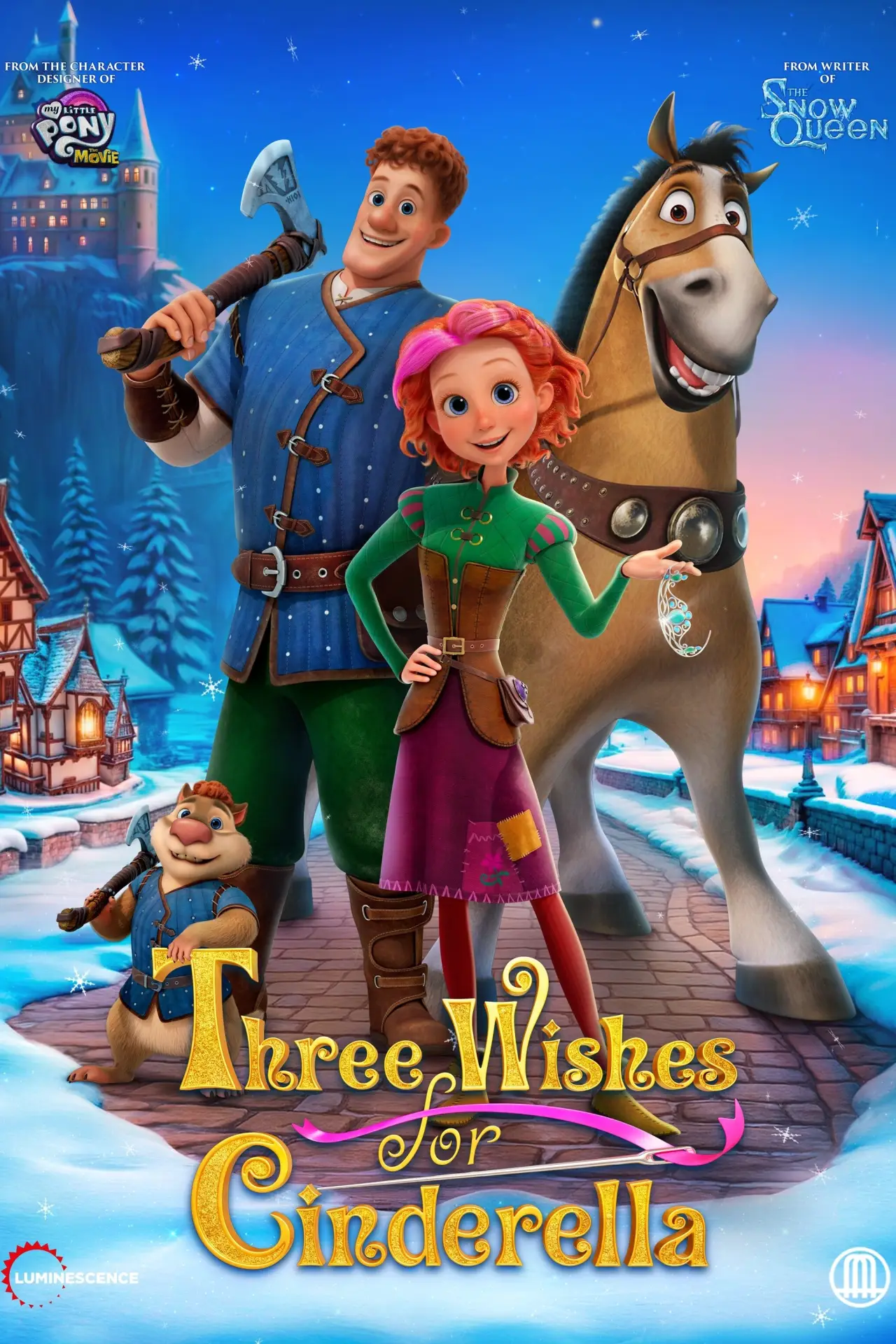 Plakat filmowy "Золушка. Тайна трёх желаний"