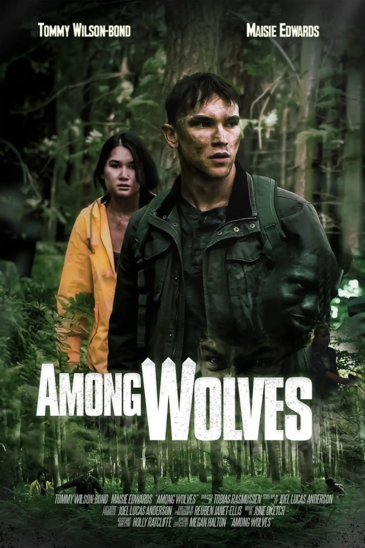 Plakat filmowy "Among Wolves"