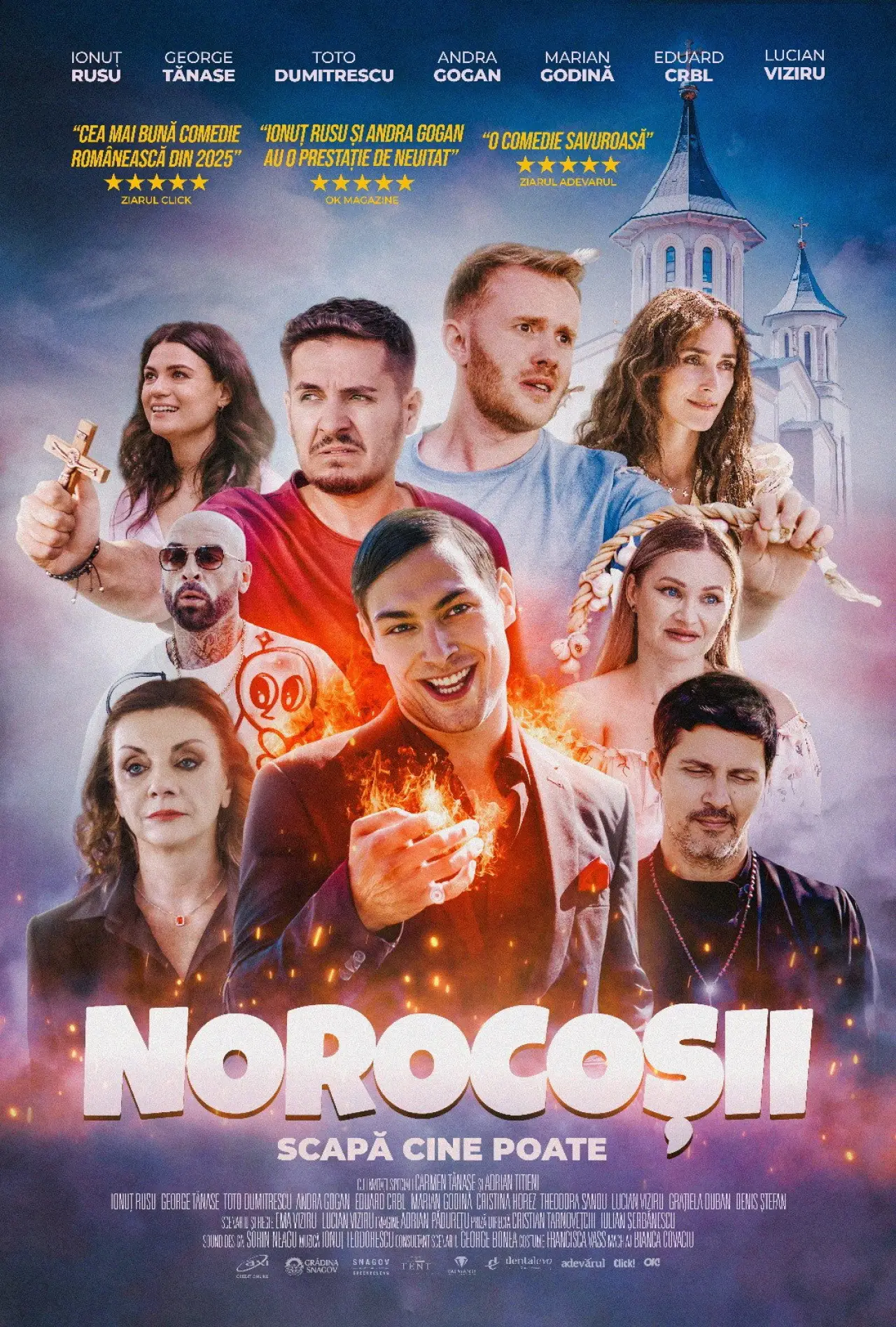 Plakat filmowy "Norocoșii"