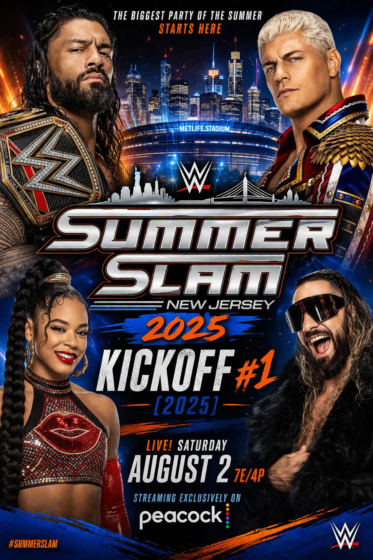 Plakat filmowy "WWE SummerSlam 2025 Kickoff #1"