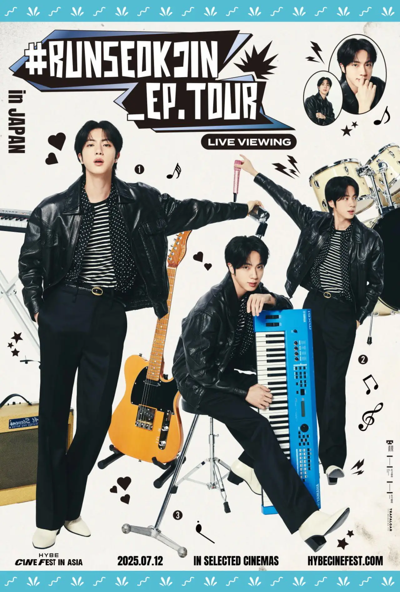 Plakat filmowy "#RUNSEOKJIN_EP.TOUR in JAPAN: LIVE VIEWING"