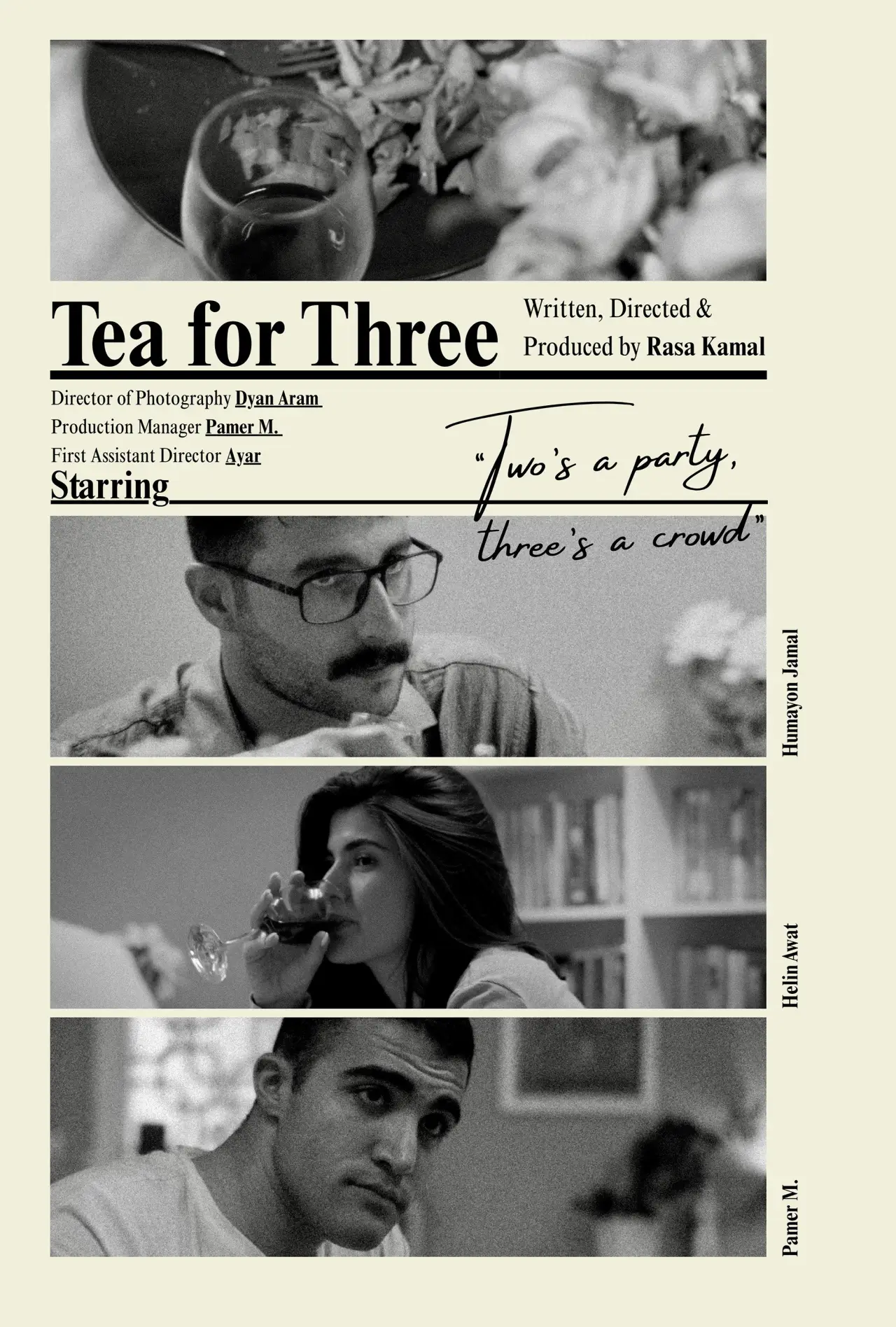 Plakat filmowy "Tea For Three"