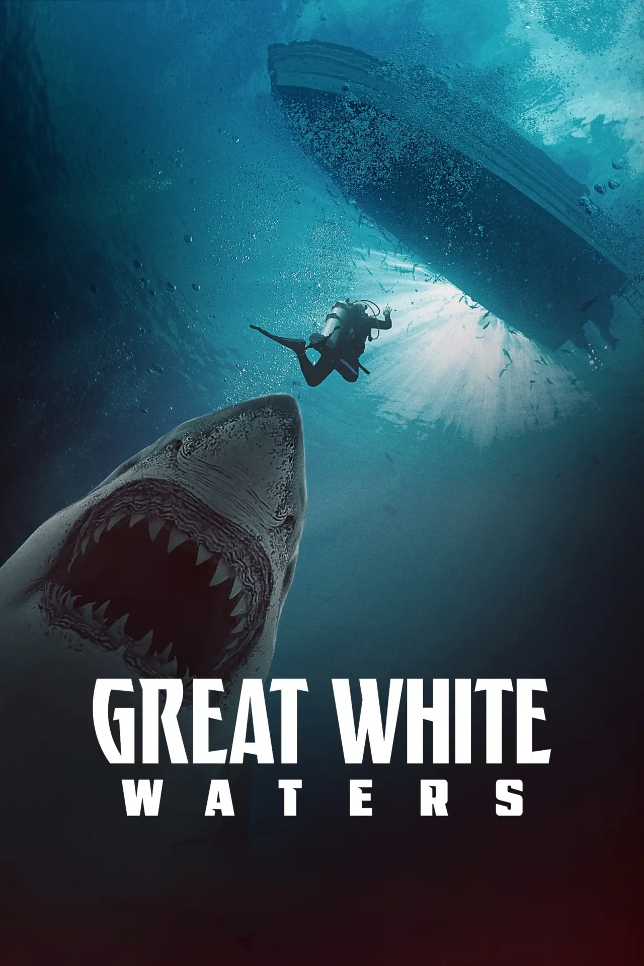 Plakat filmowy "Biała otchłań"