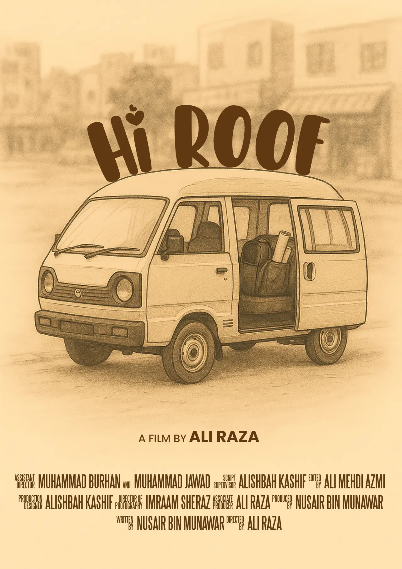 Plakat filmowy "Hi Roof"
