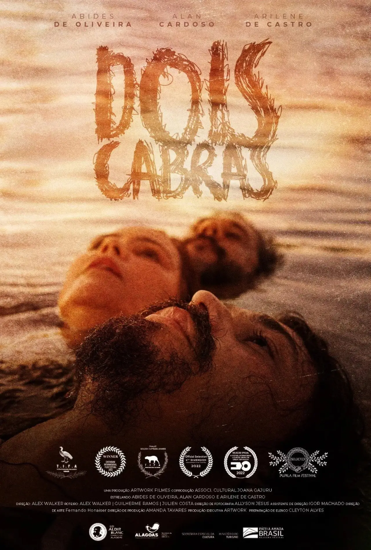 Plakat filmowy "Dois Cabras"