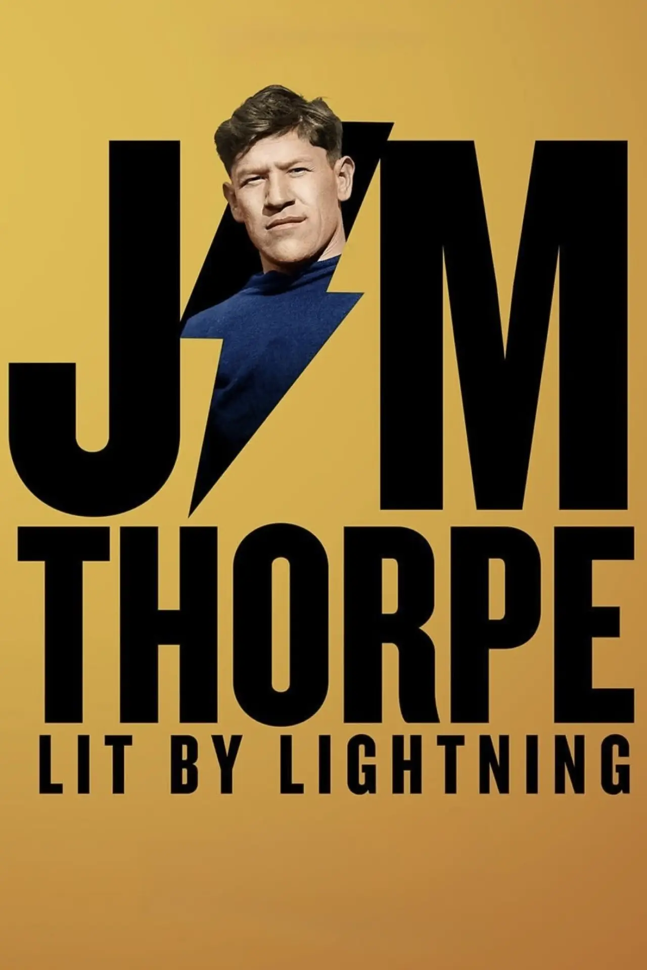 Plakat filmowy "Jim Thorpe: Lit by Lightning"