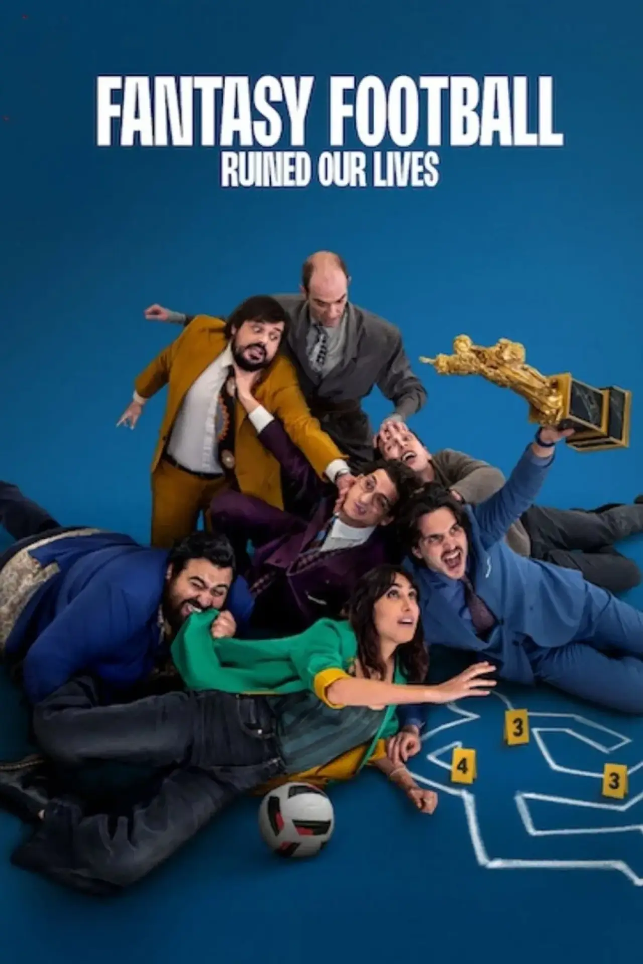 Plakat filmowy "Przeklęta liga"