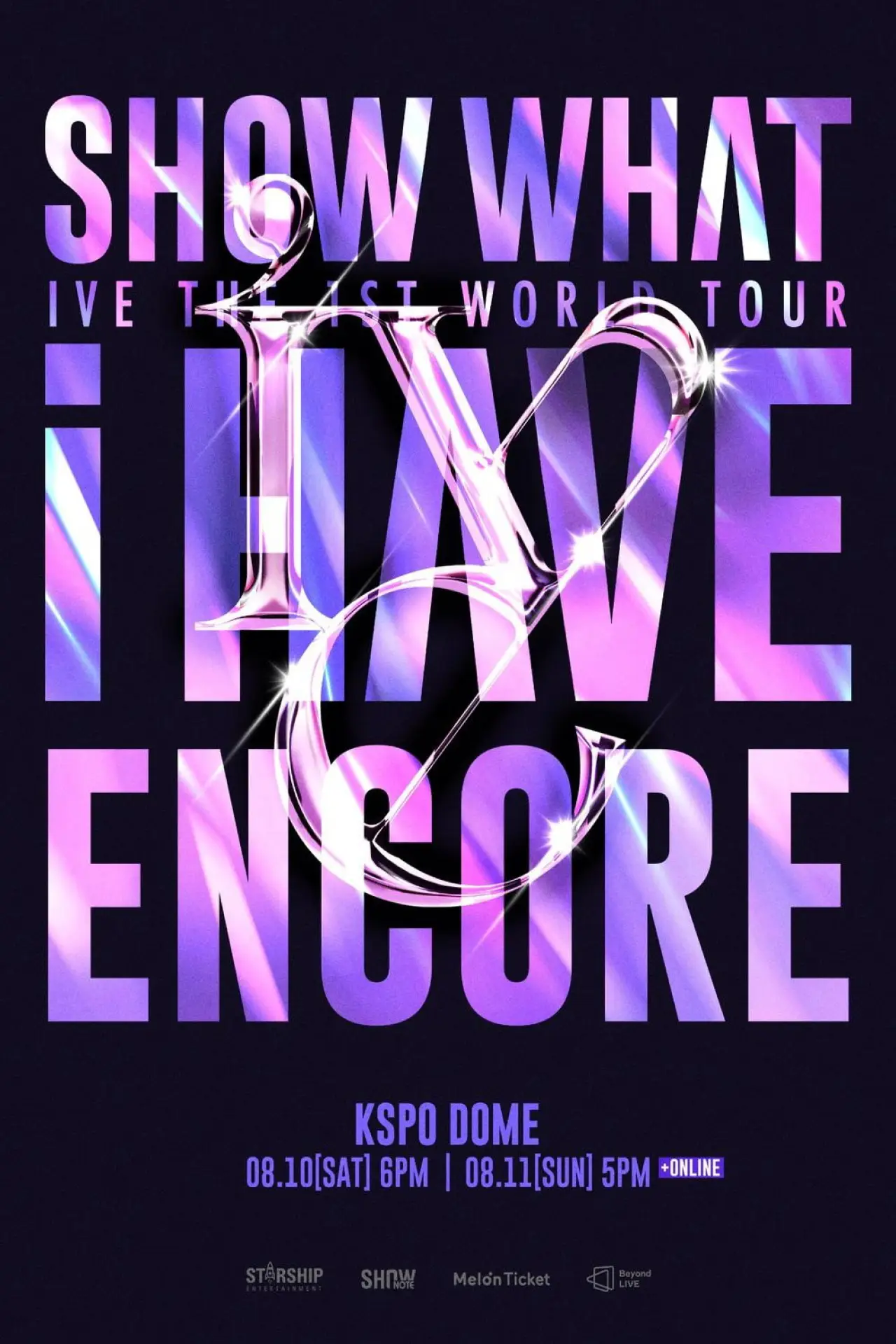 Plakat filmowy "IVE THE 1ST WORLD TOUR SHOW WHAT I HAVE - ENCORE"
