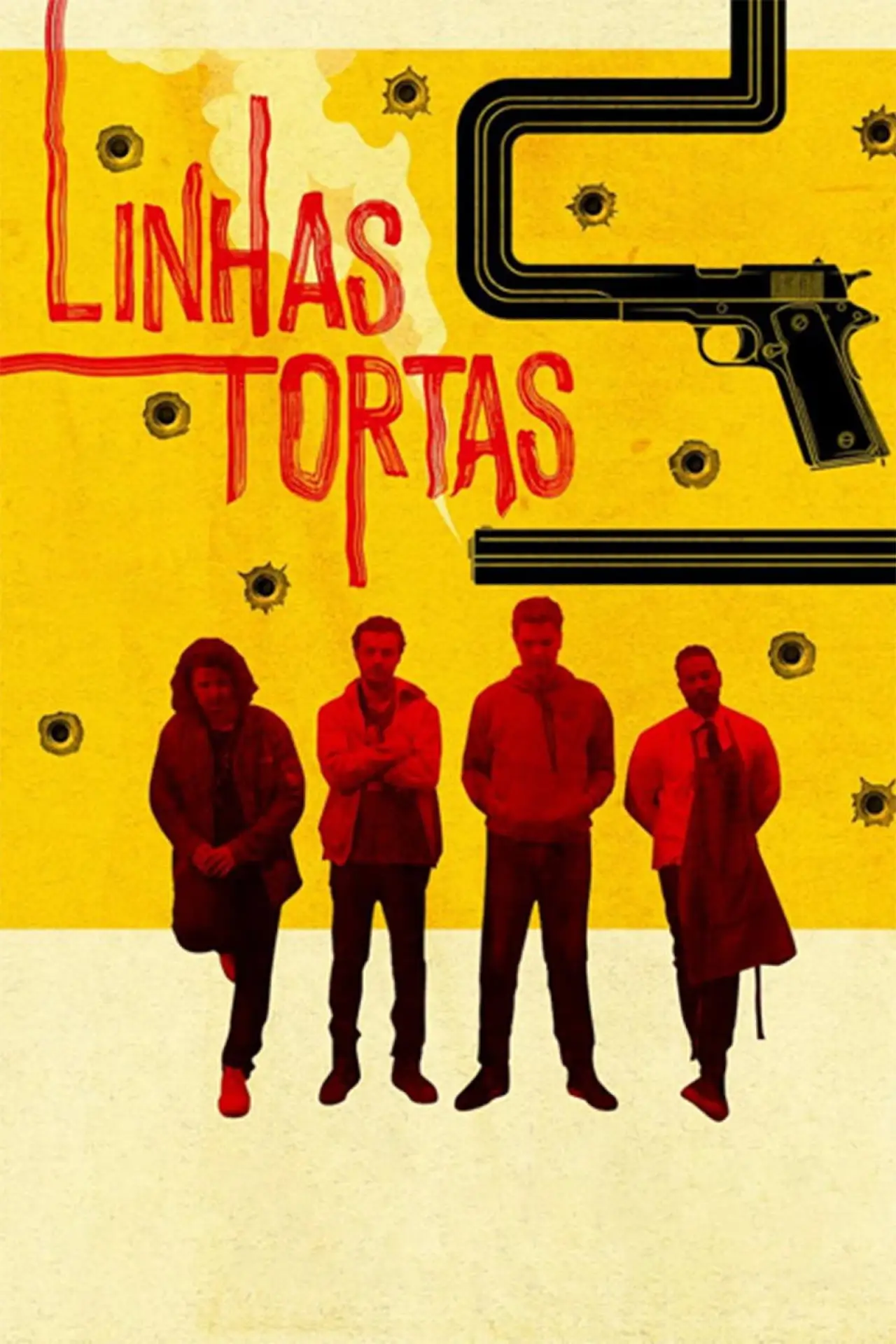 Plakat filmowy "Linhas Tortas"