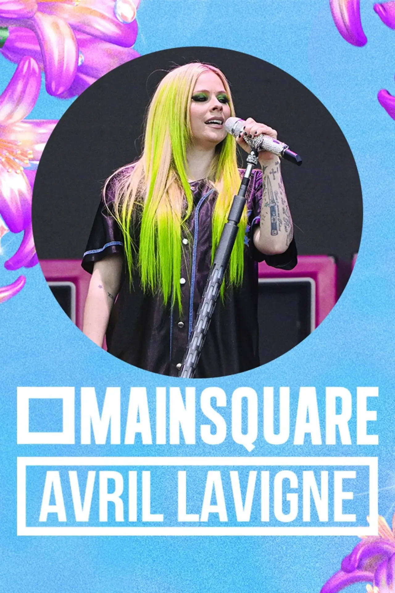 Plakat filmowy "Avril Lavigne au Main Square Festival"