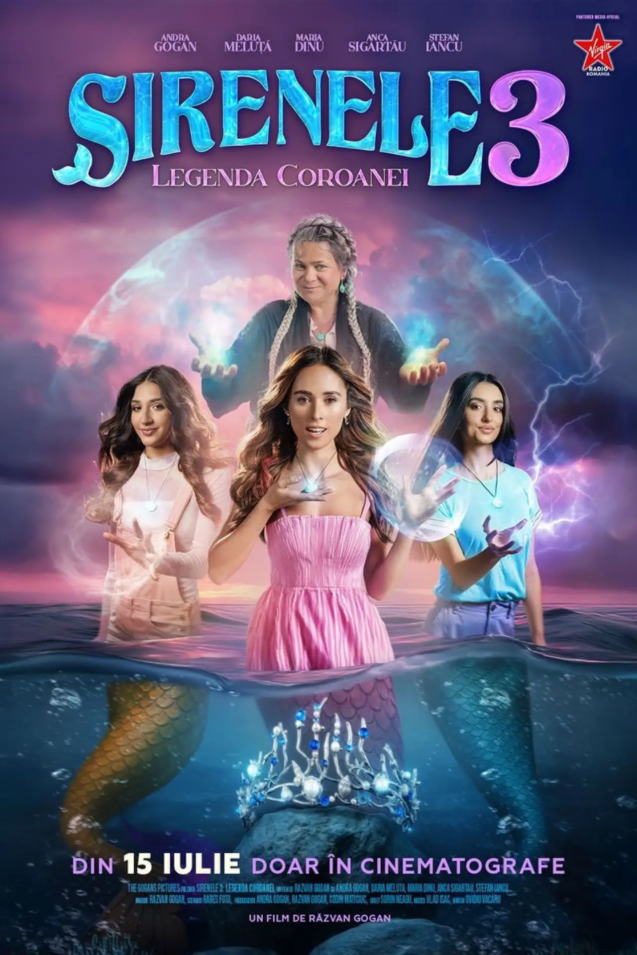 Plakat filmowy "Sirenele 3: Legenda coroanei"