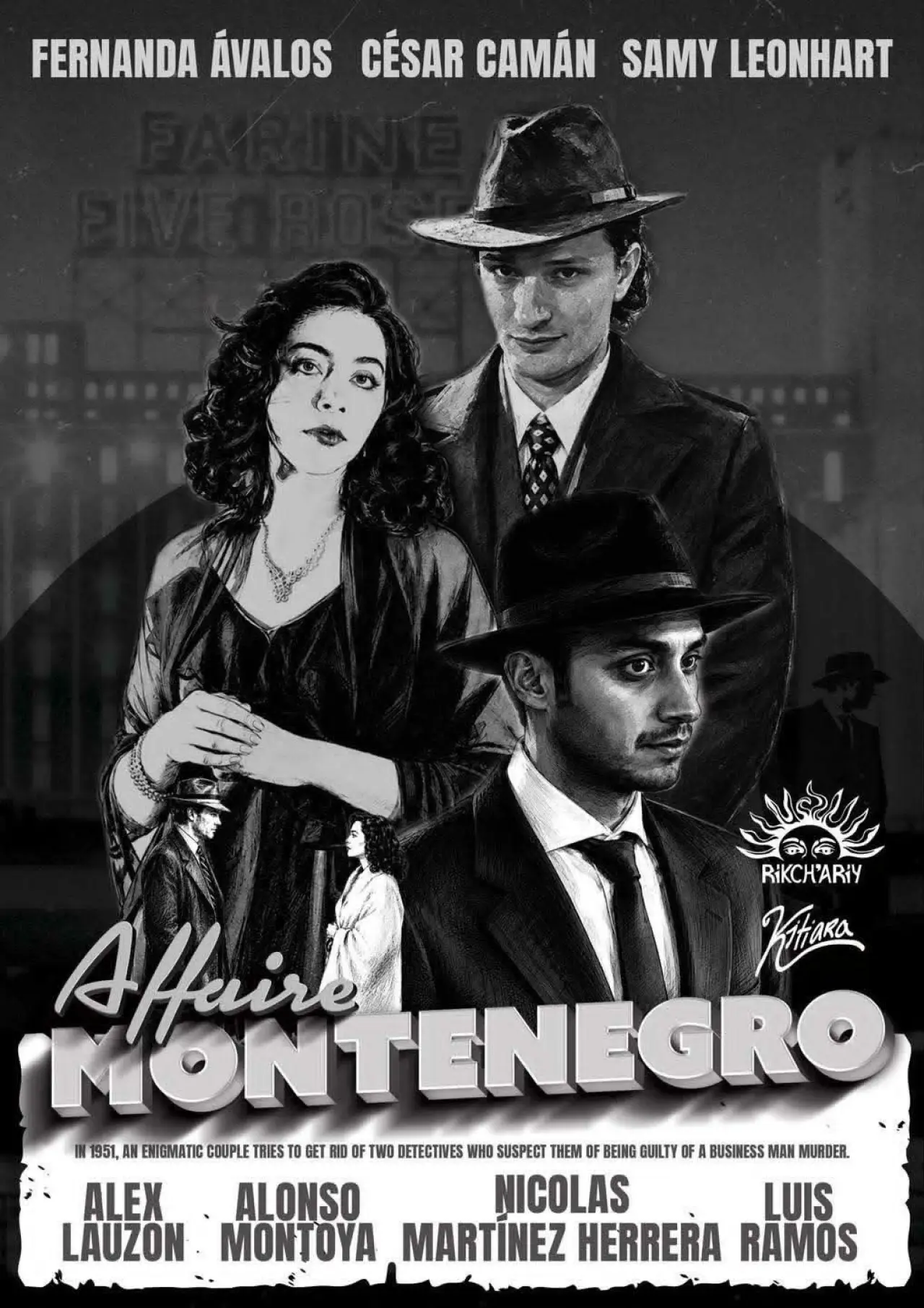 Plakat filmowy "Affaire Montenegro"