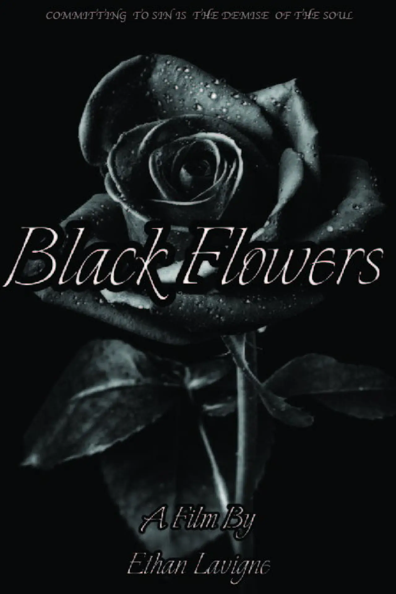 Plakat filmowy "Black Flowers"