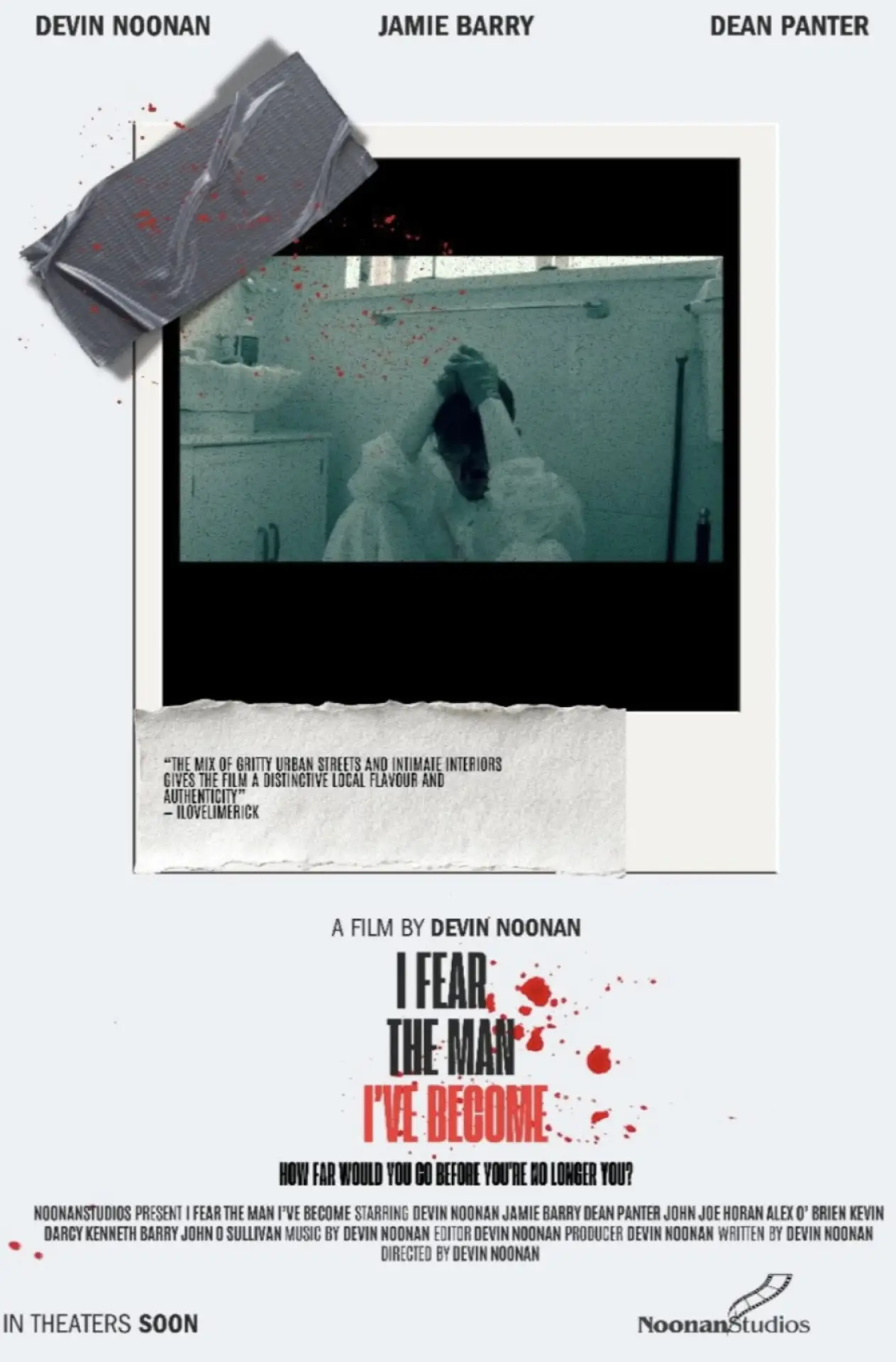 Plakat filmowy "I Fear The Man I’ve Become"