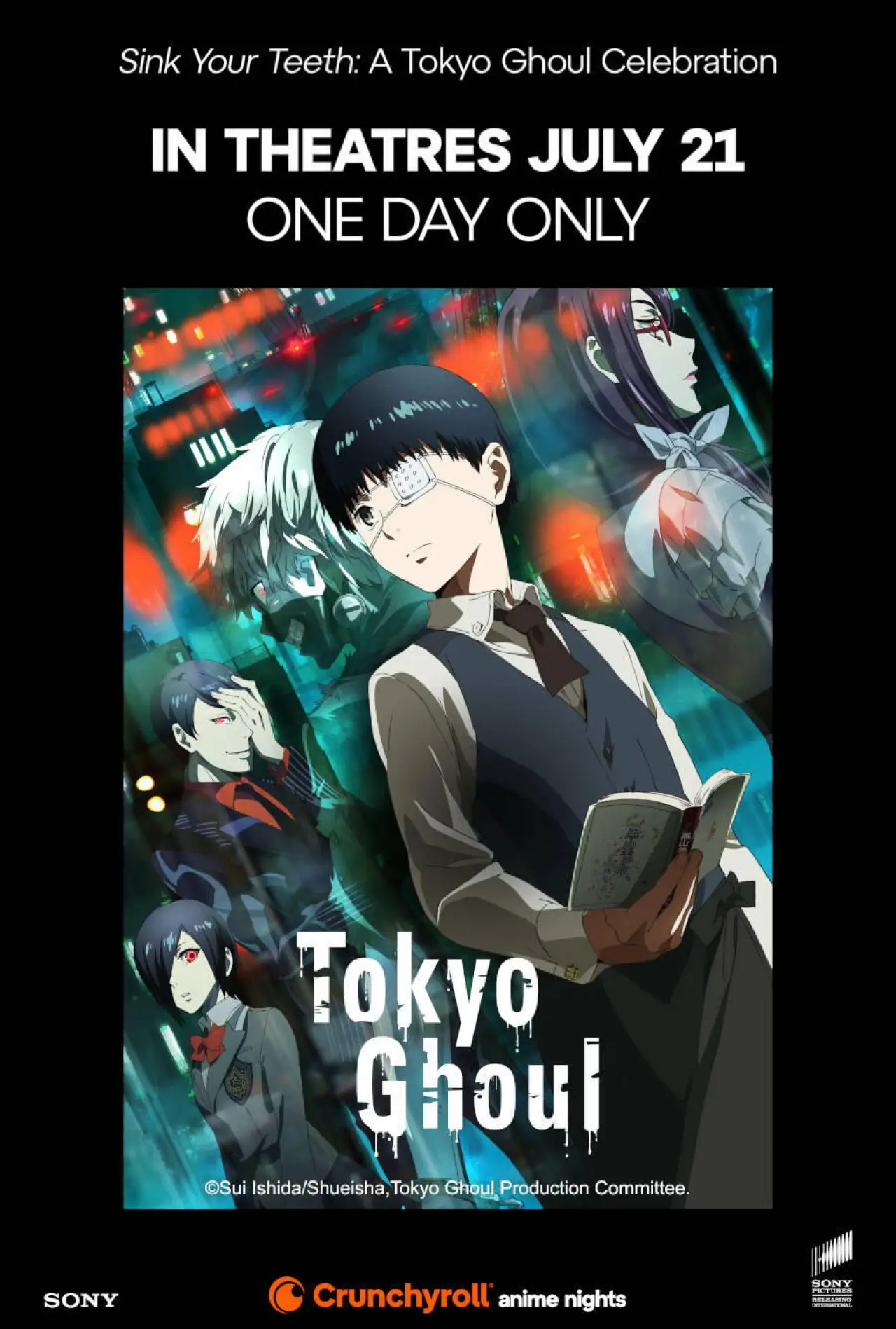 Plakat filmowy "Sink Your Teeth: A Tokyo Ghoul Celebration"