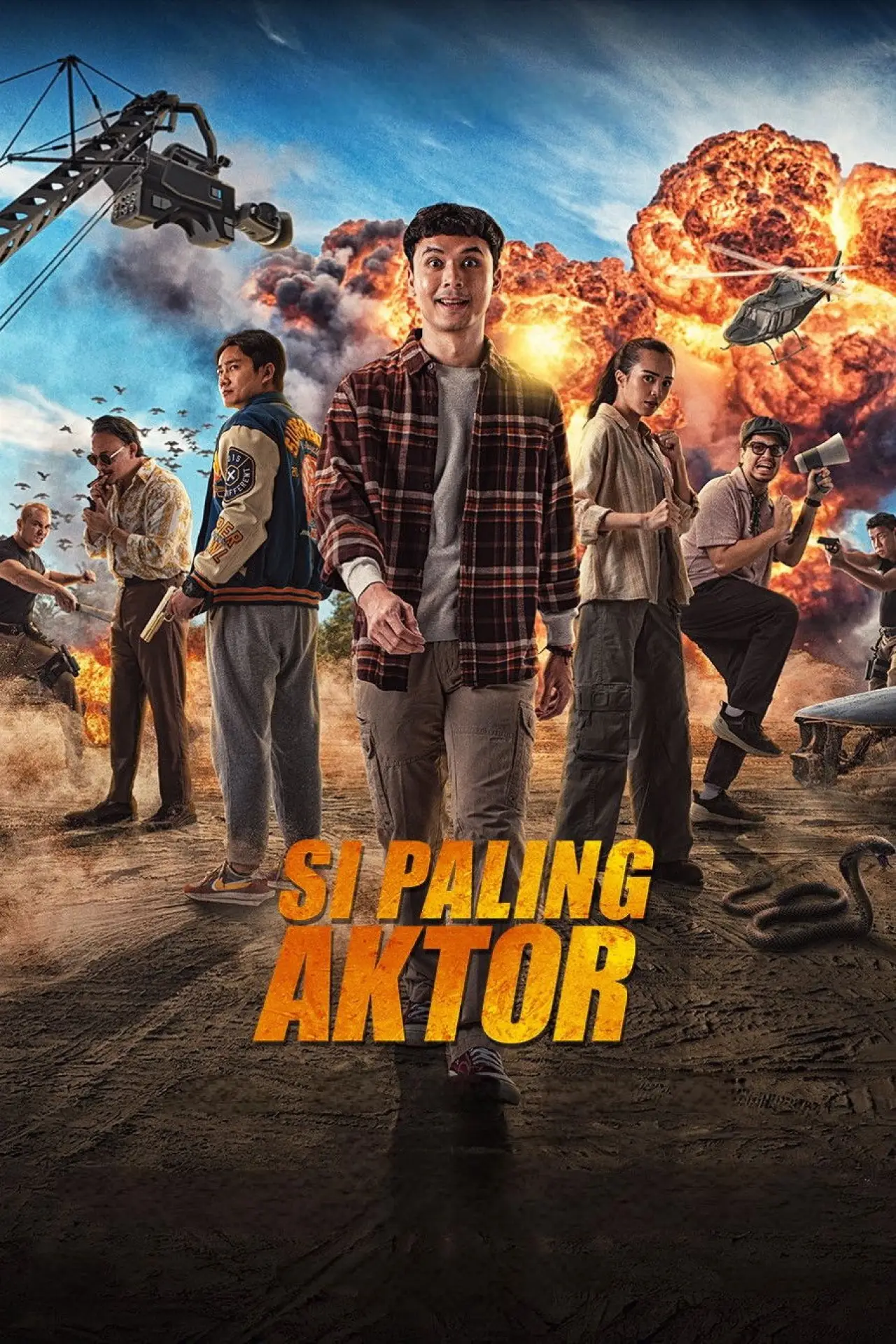 Plakat filmowy "Si Paling Aktor"