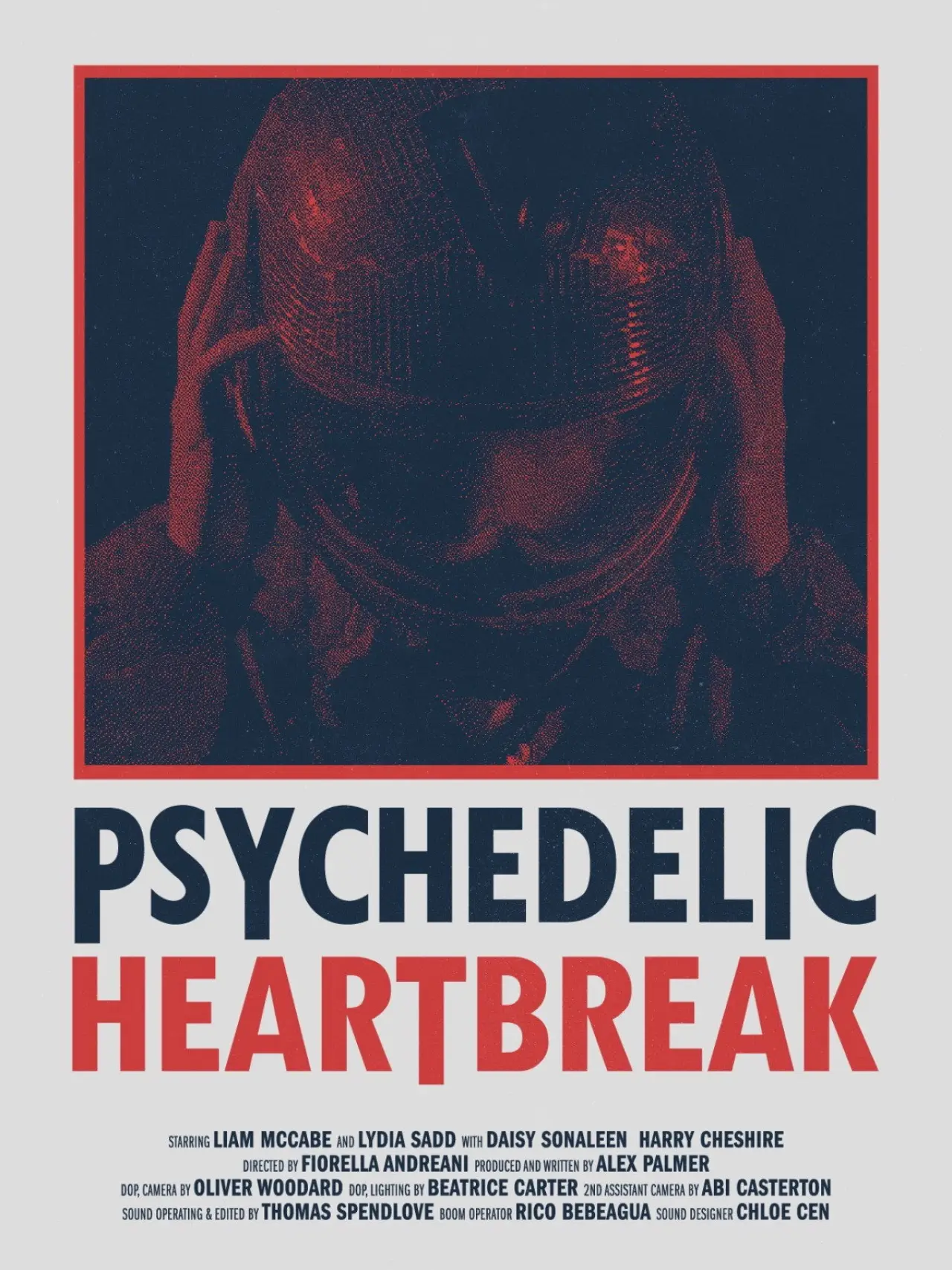 Plakat filmowy "Psychedelic Heartbreak"