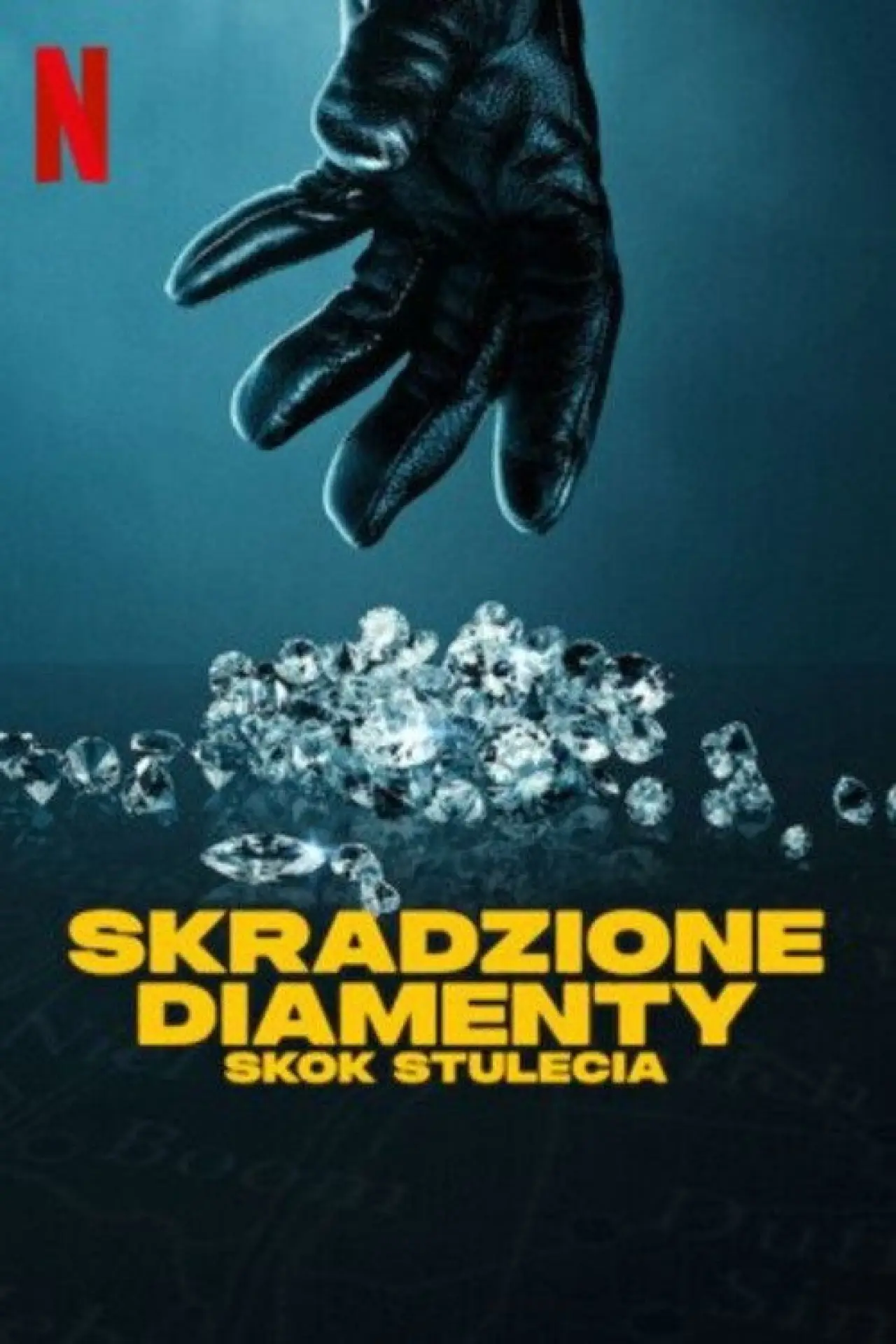 Plakat filmowy "Skradzione diamenty: Skok stulecia"