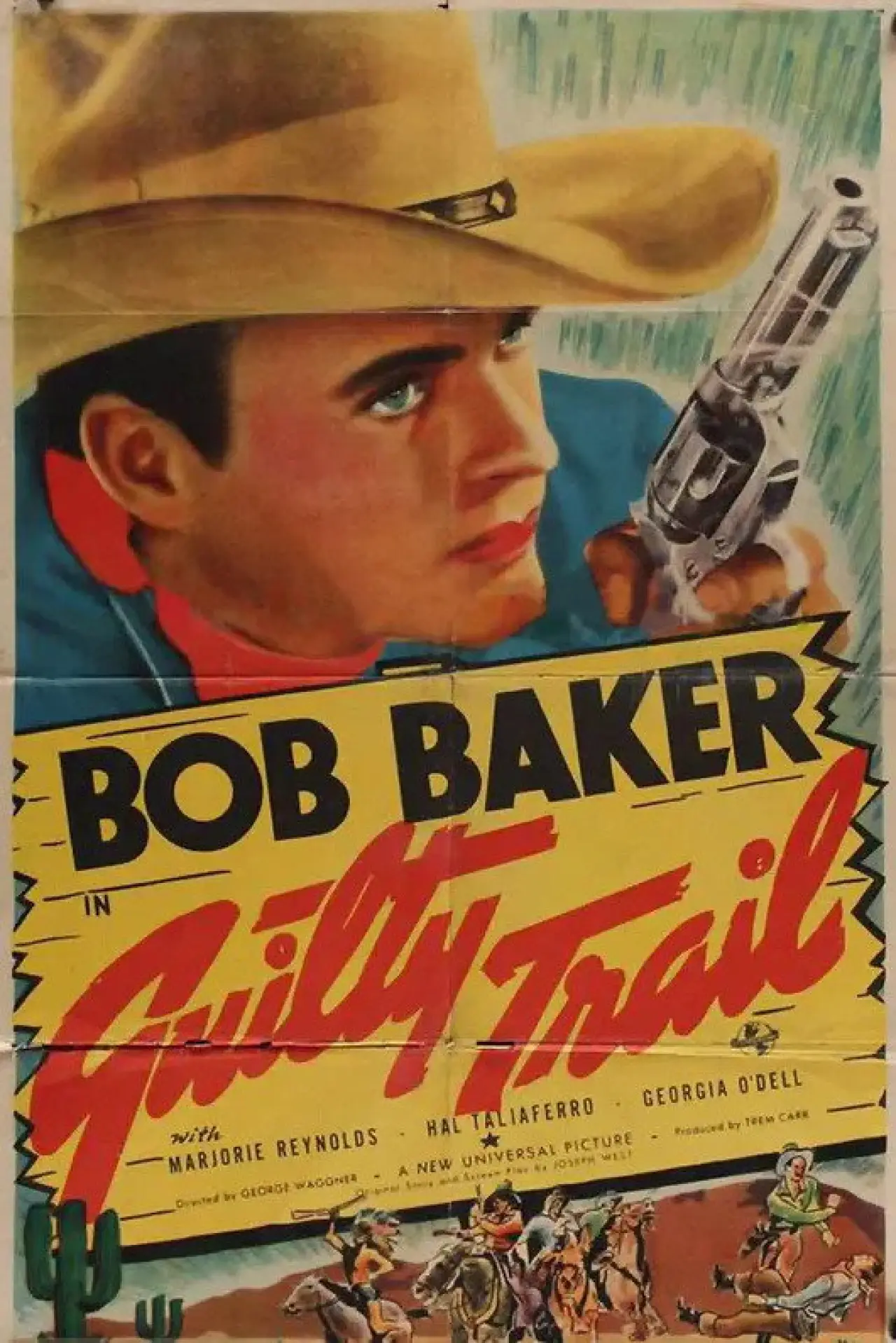 Plakat filmowy "Guilty Trail"