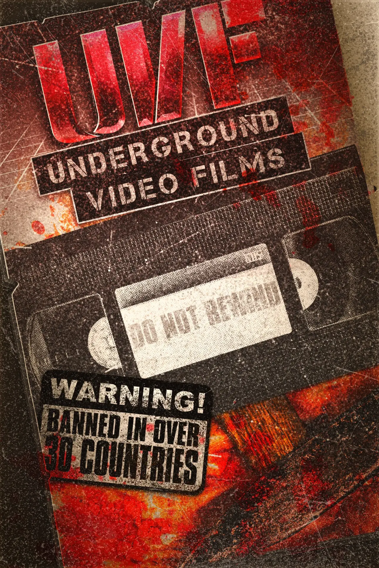 Plakat filmowy "U.V.F: Underground Video Films"