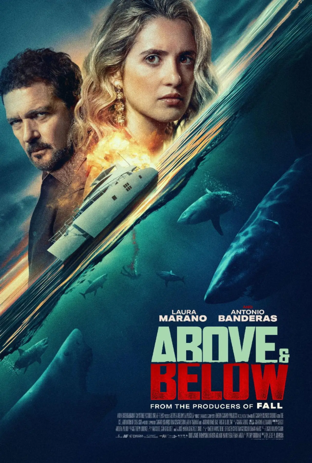 Plakat filmowy "Above and Below"