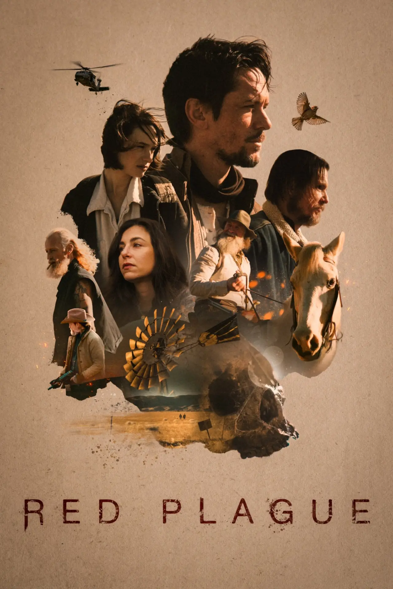 Plakat filmowy "Red Plague"