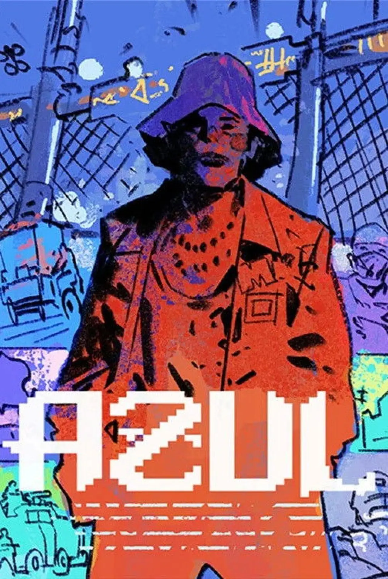 Plakat filmowy "Azul"