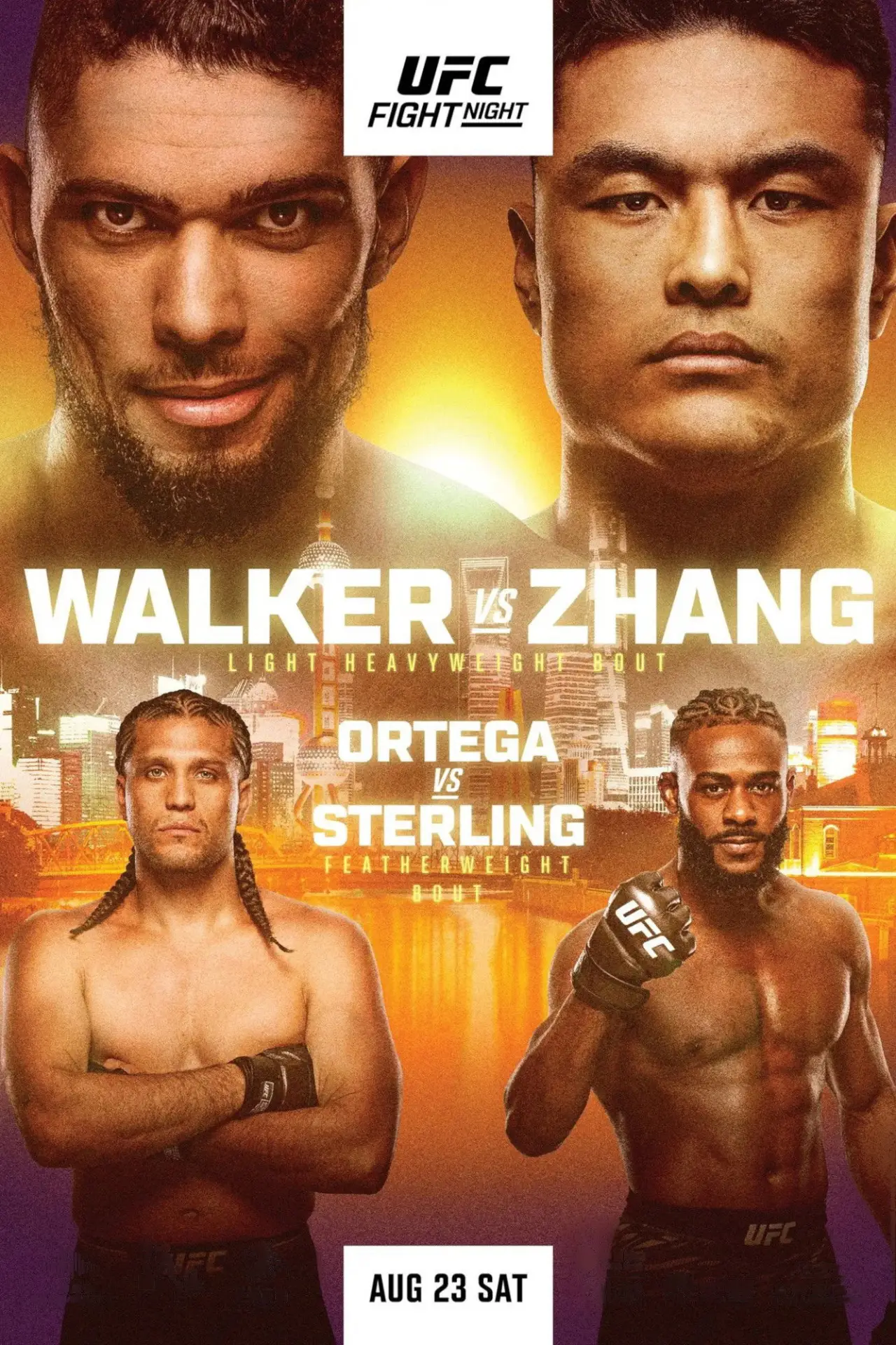 Plakat filmowy "UFC Fight Night 257: Walker vs. Zhang"