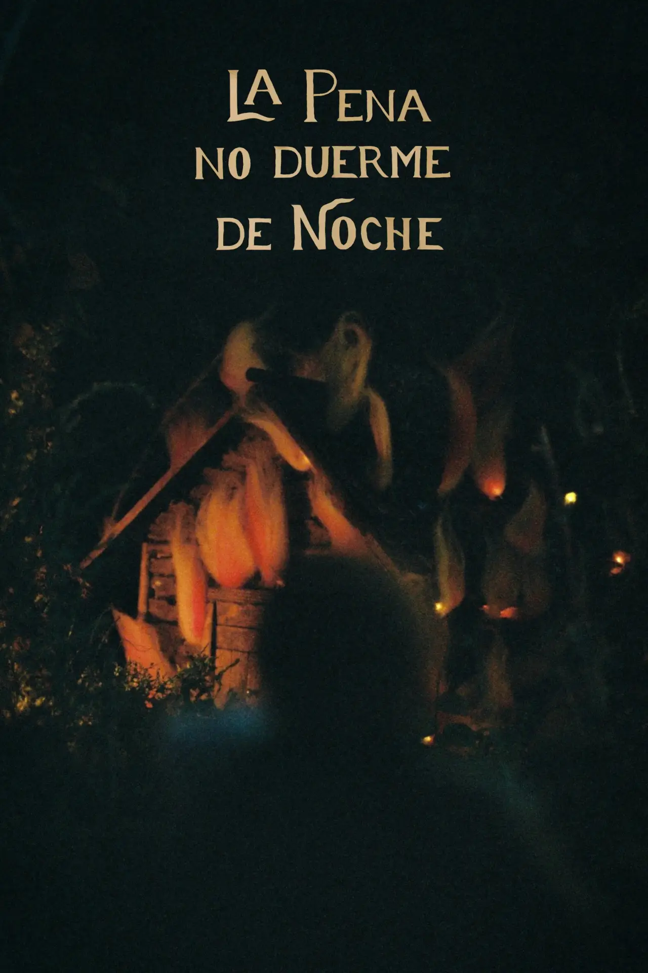 Plakat filmowy "La pena no duerme de noche"