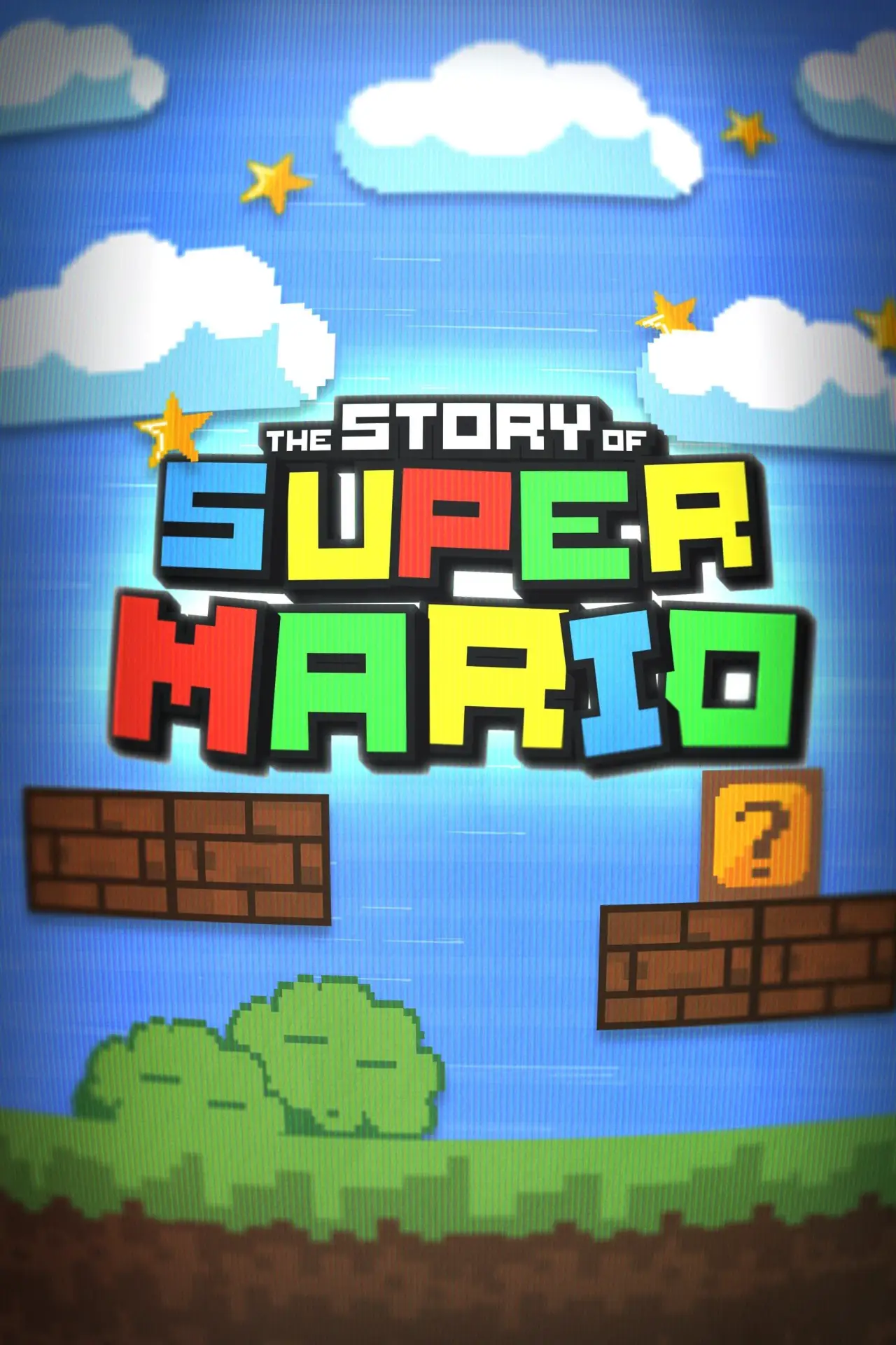 Plakat filmowy "The Story of Super Mario"