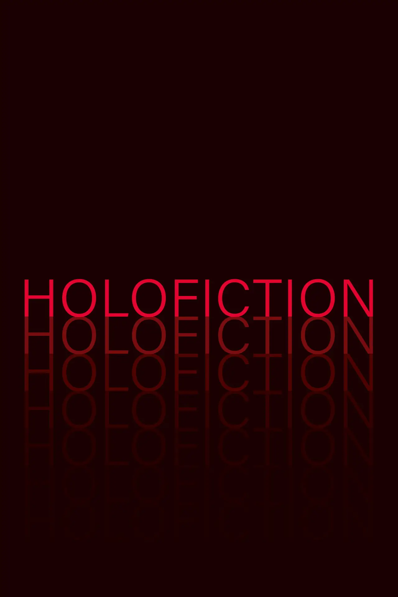 Plakat filmowy "Holofiction"