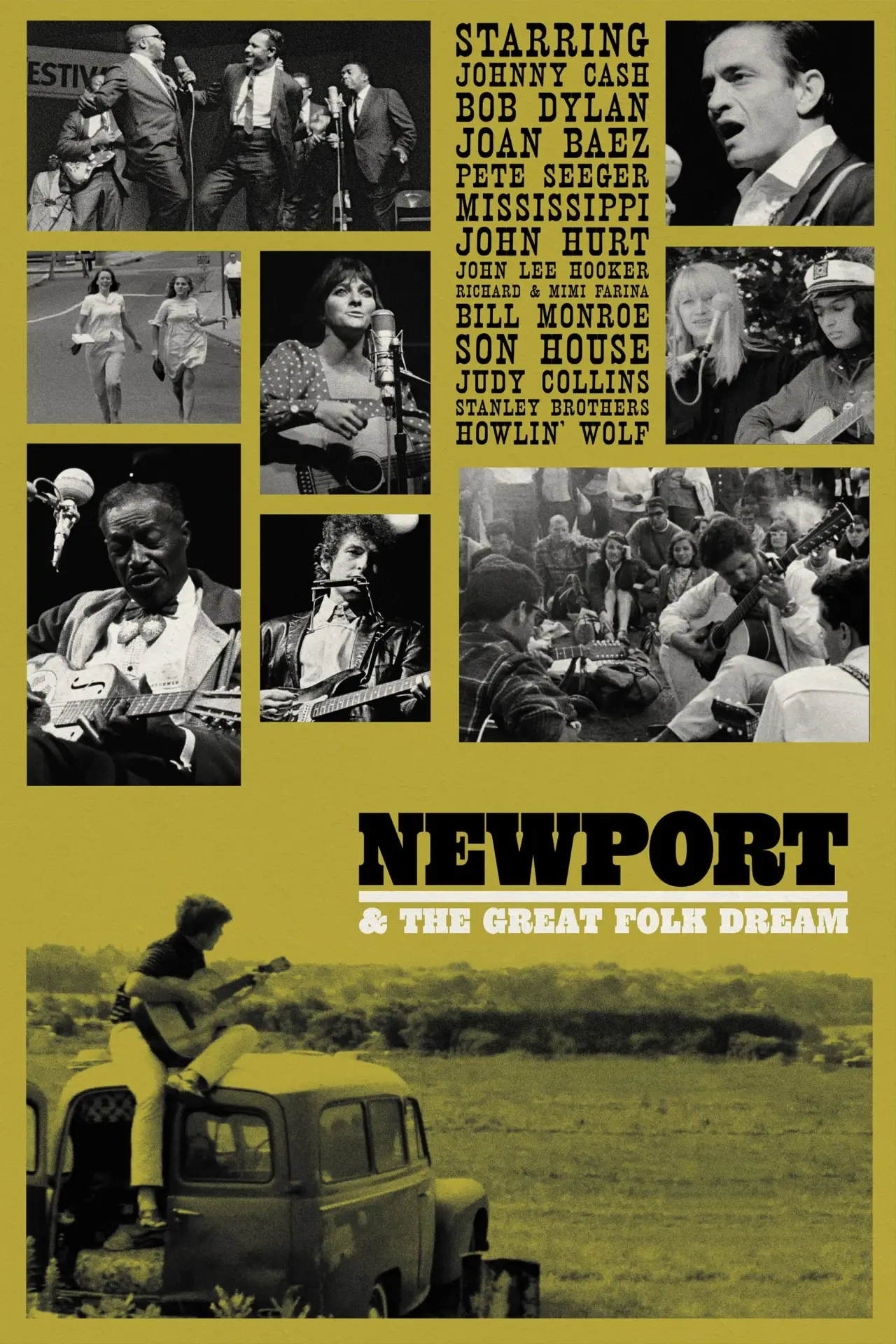 Plakat filmowy "Newport and the Great Folk Dream"