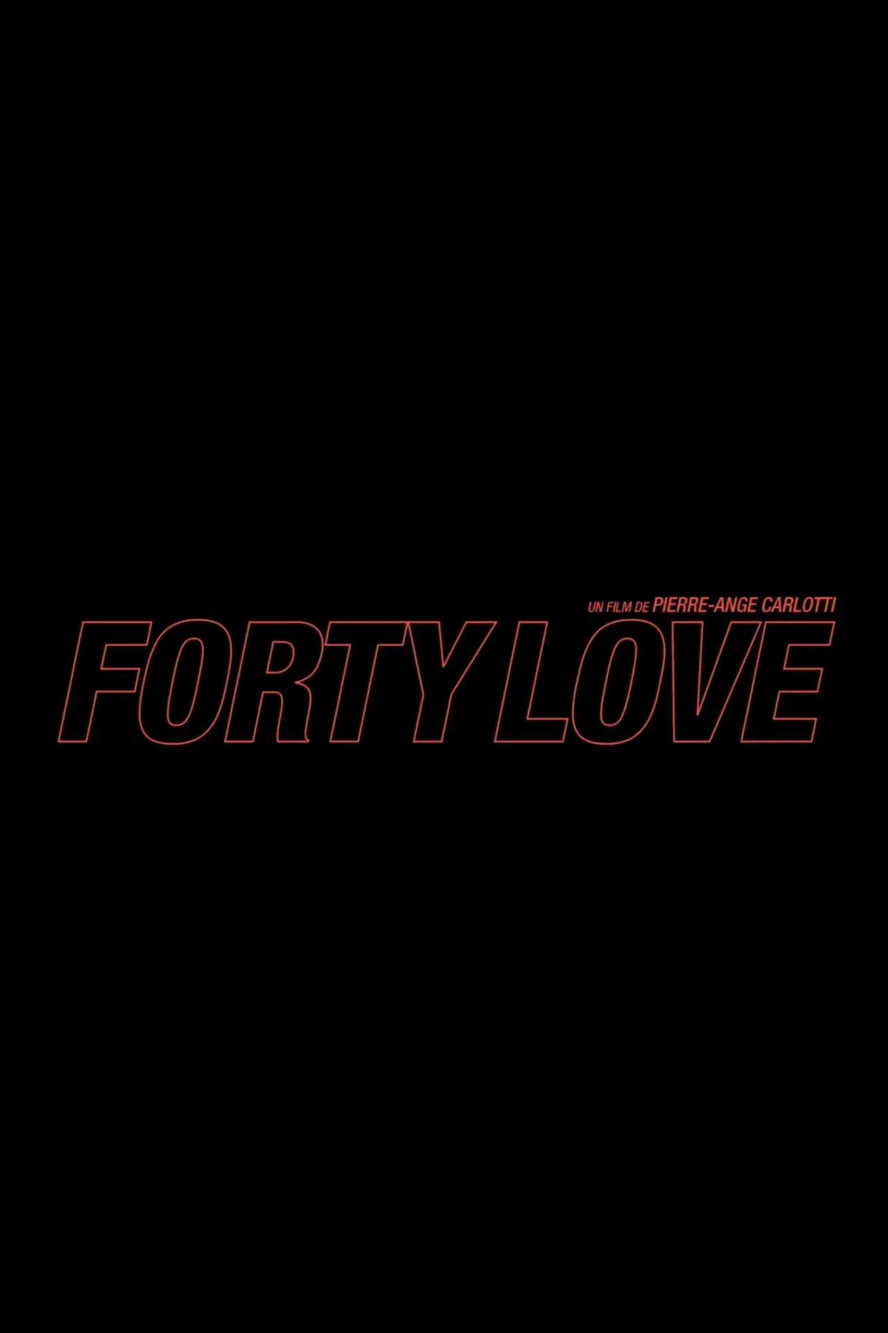 Plakat filmowy "Forty Love"