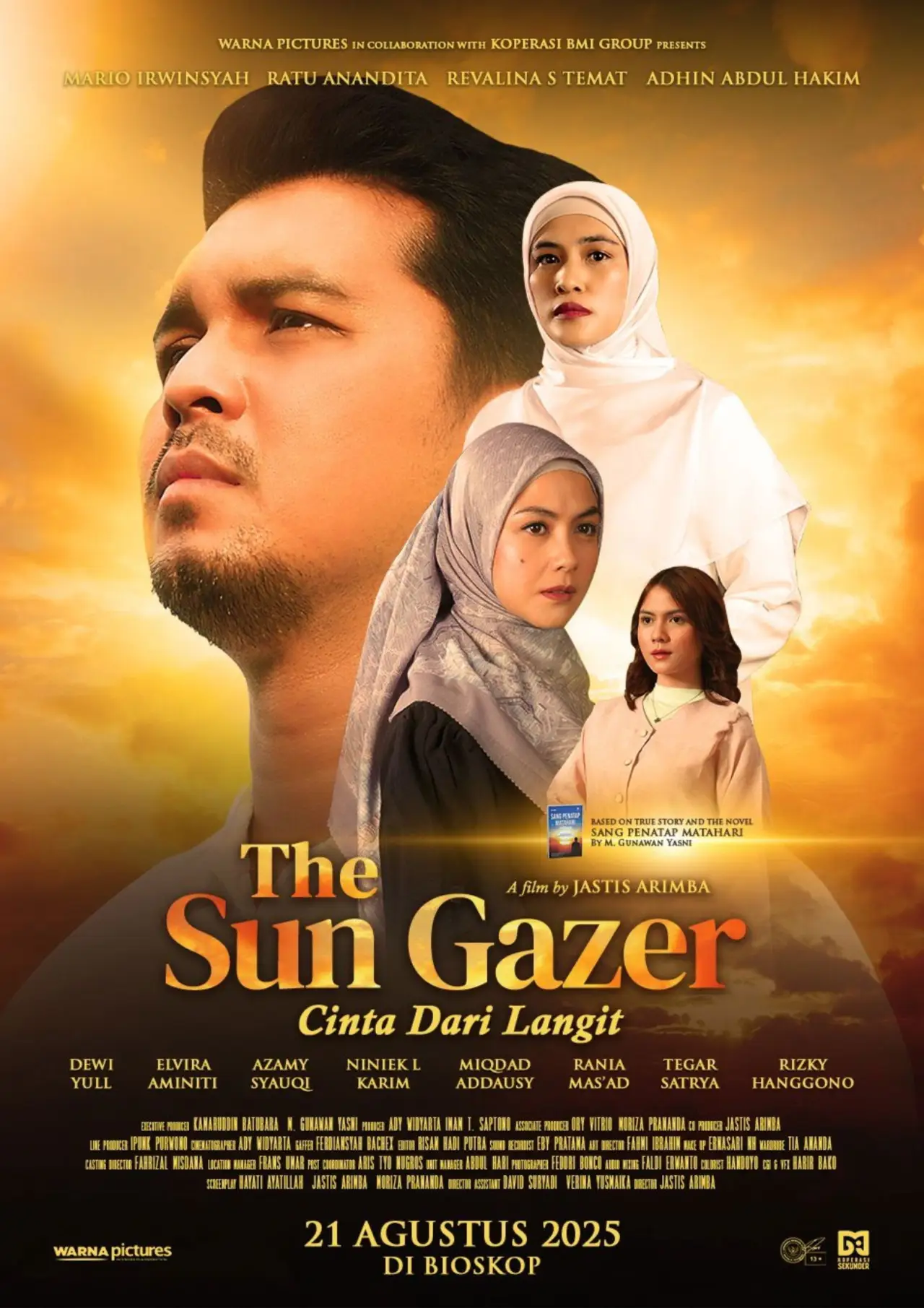 Plakat filmowy "The Sun Gazer: Cinta Dari Langit"
