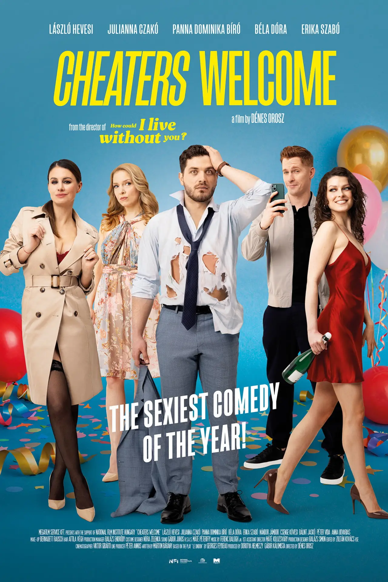 Plakat filmowy "Félrelépni szabad"