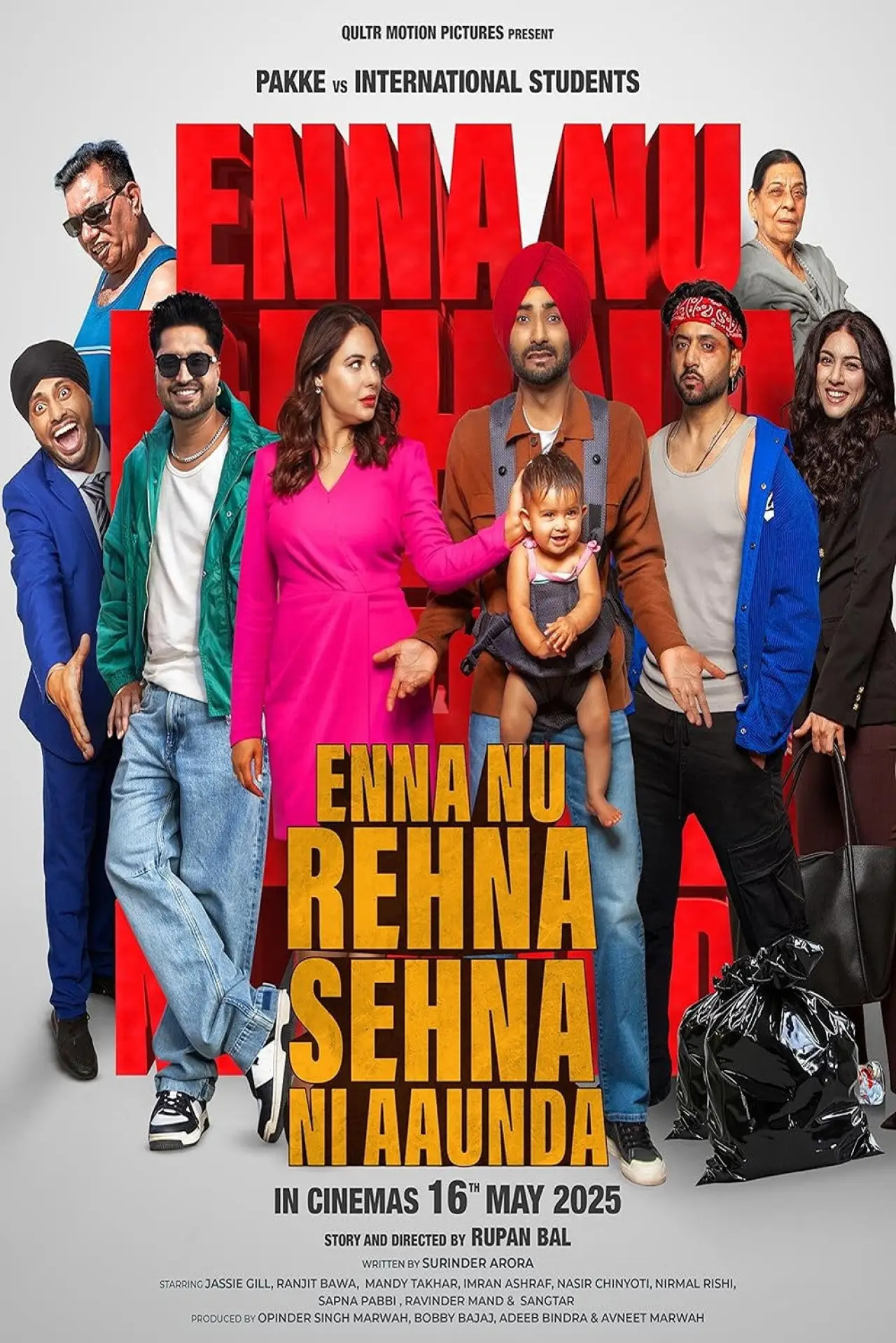 Plakat filmowy "Enna Nu Rehna Sehna Ni Aaunda"