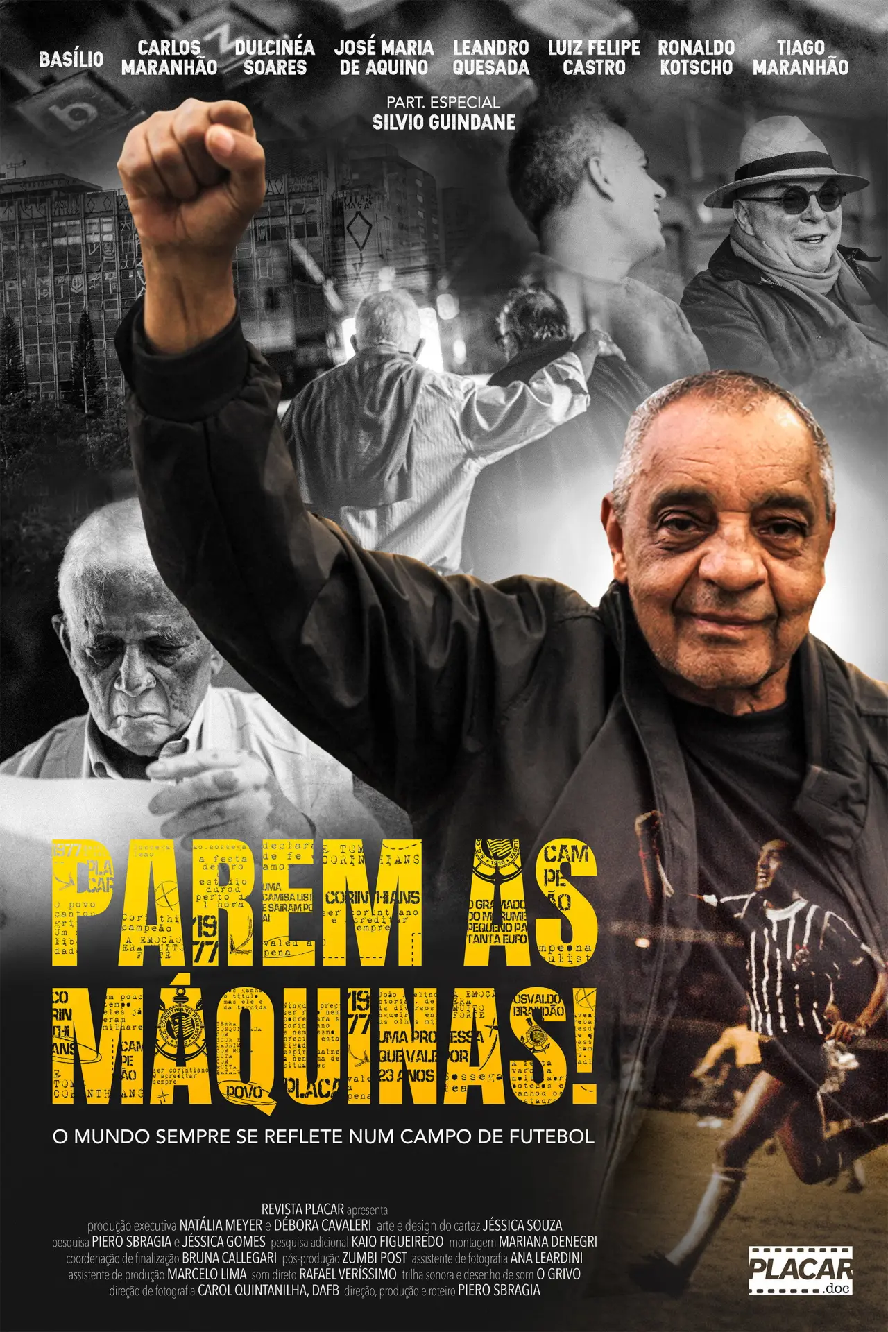 Plakat filmowy "Parem as máquinas!"