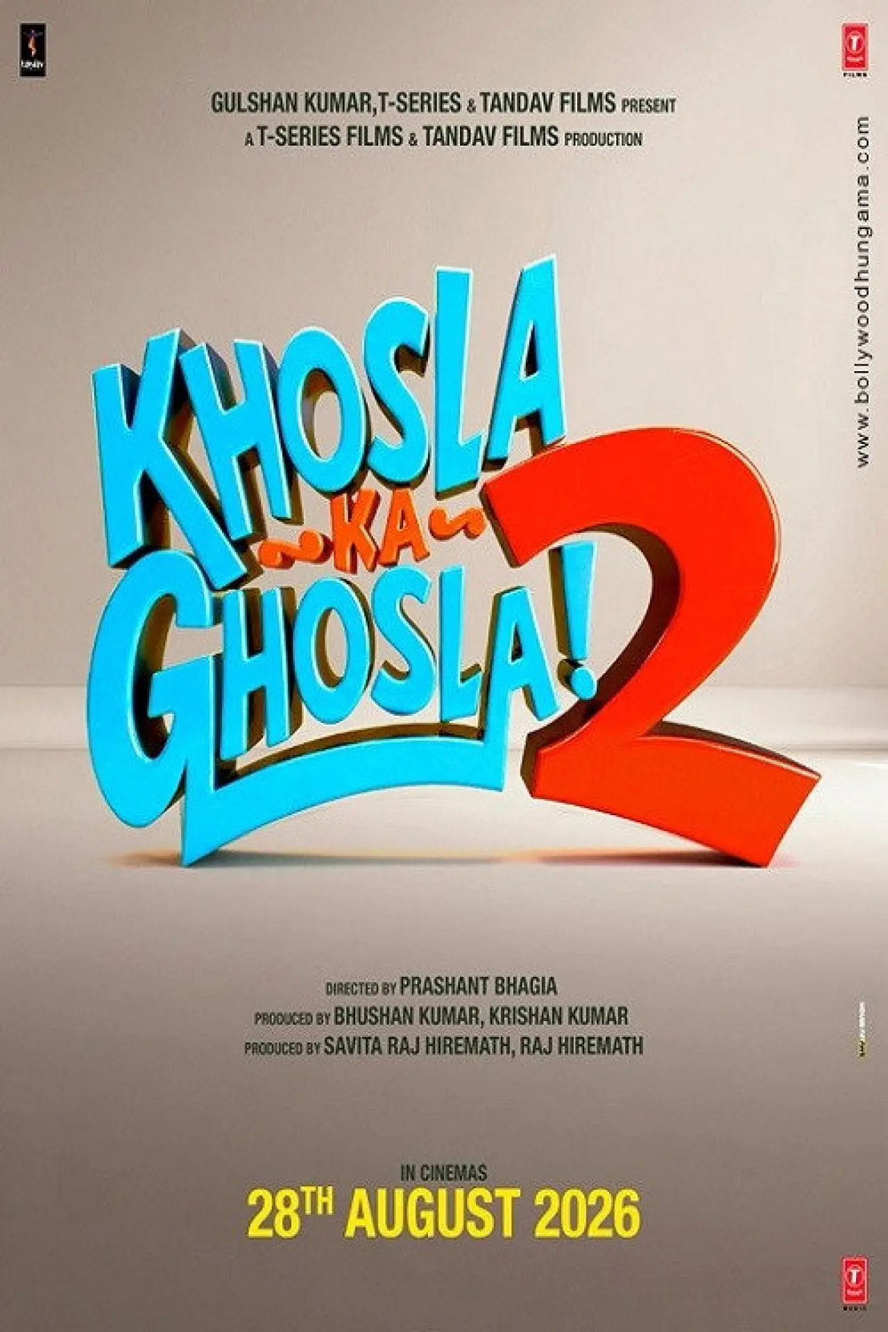 Plakat filmowy "Khosla Ka Ghosla 2"