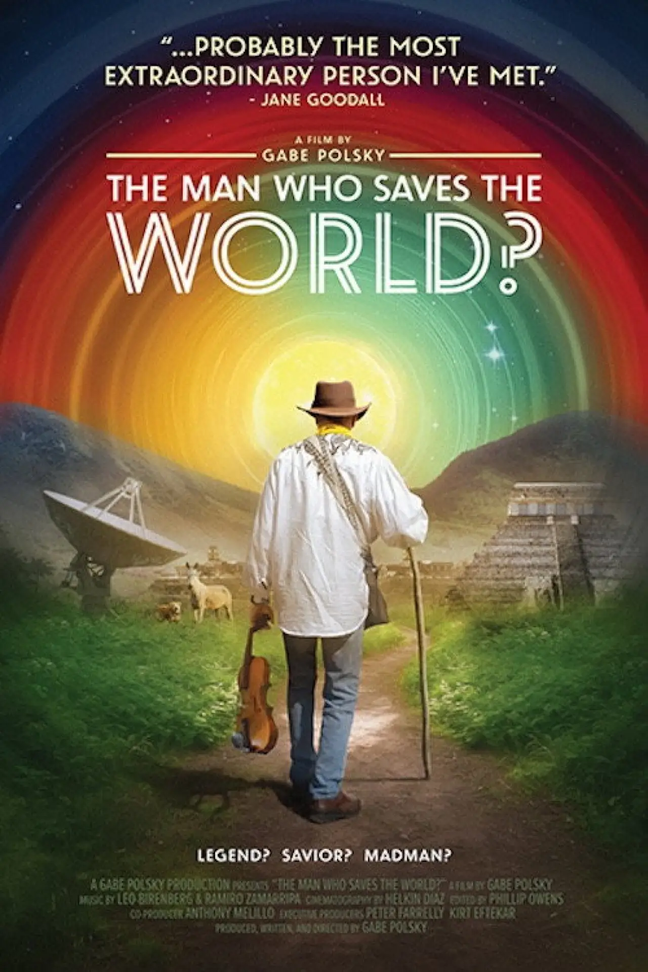 Plakat filmowy "The Man Who Saves the World?"
