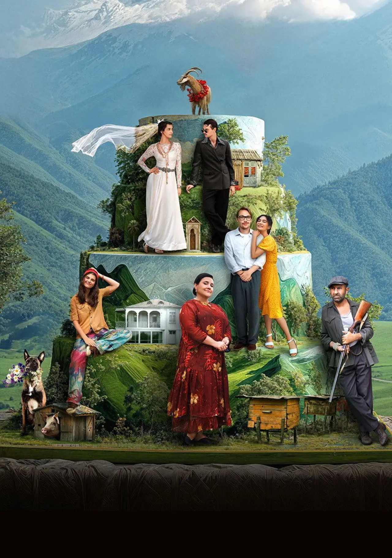 Plakat filmowy "Три свадьбы и один побег"