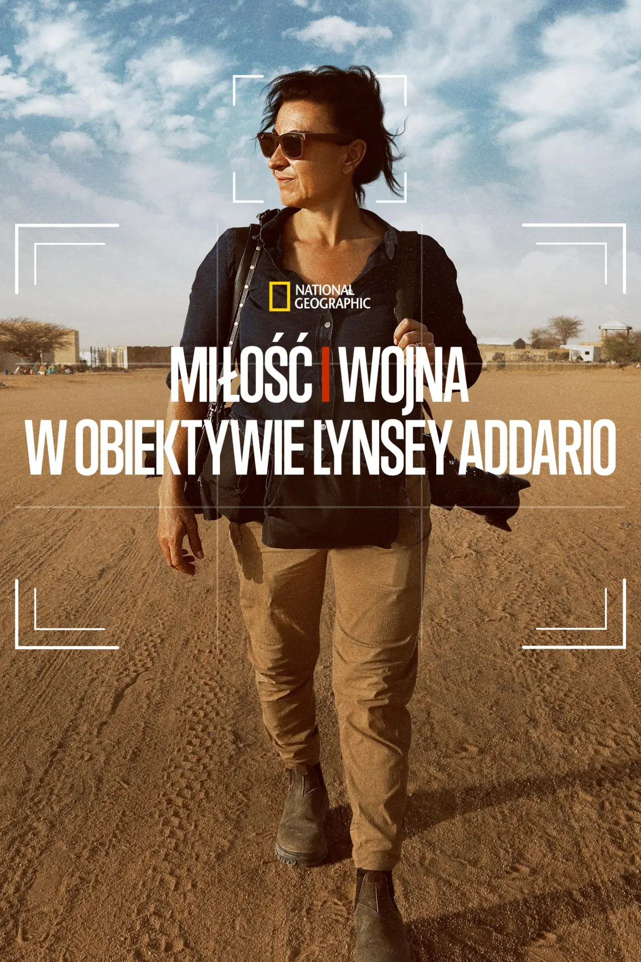 Plakat filmowy "Miłość i wojna: W obiektywie Lynsey Addario"