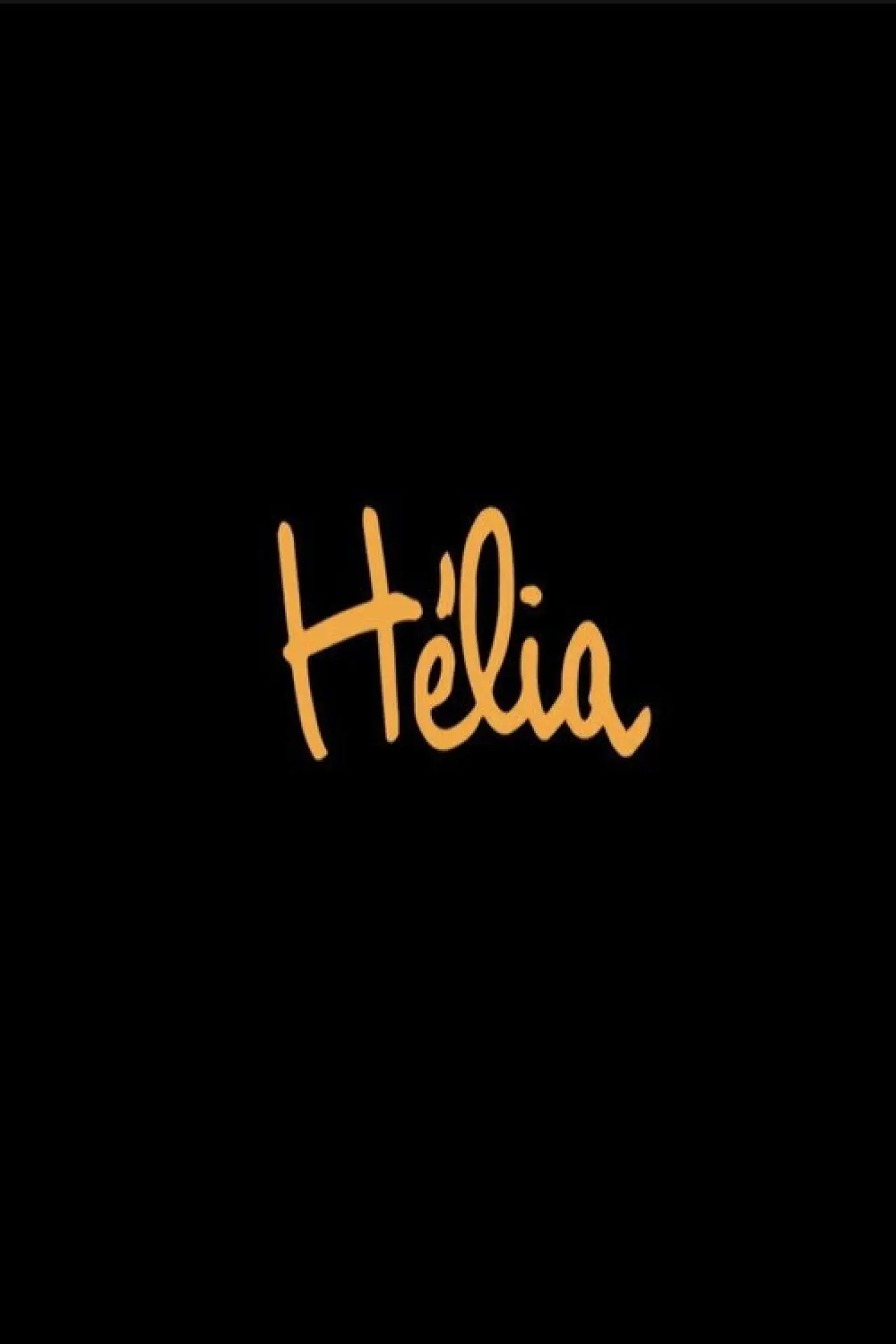 Plakat filmowy "Hélia"