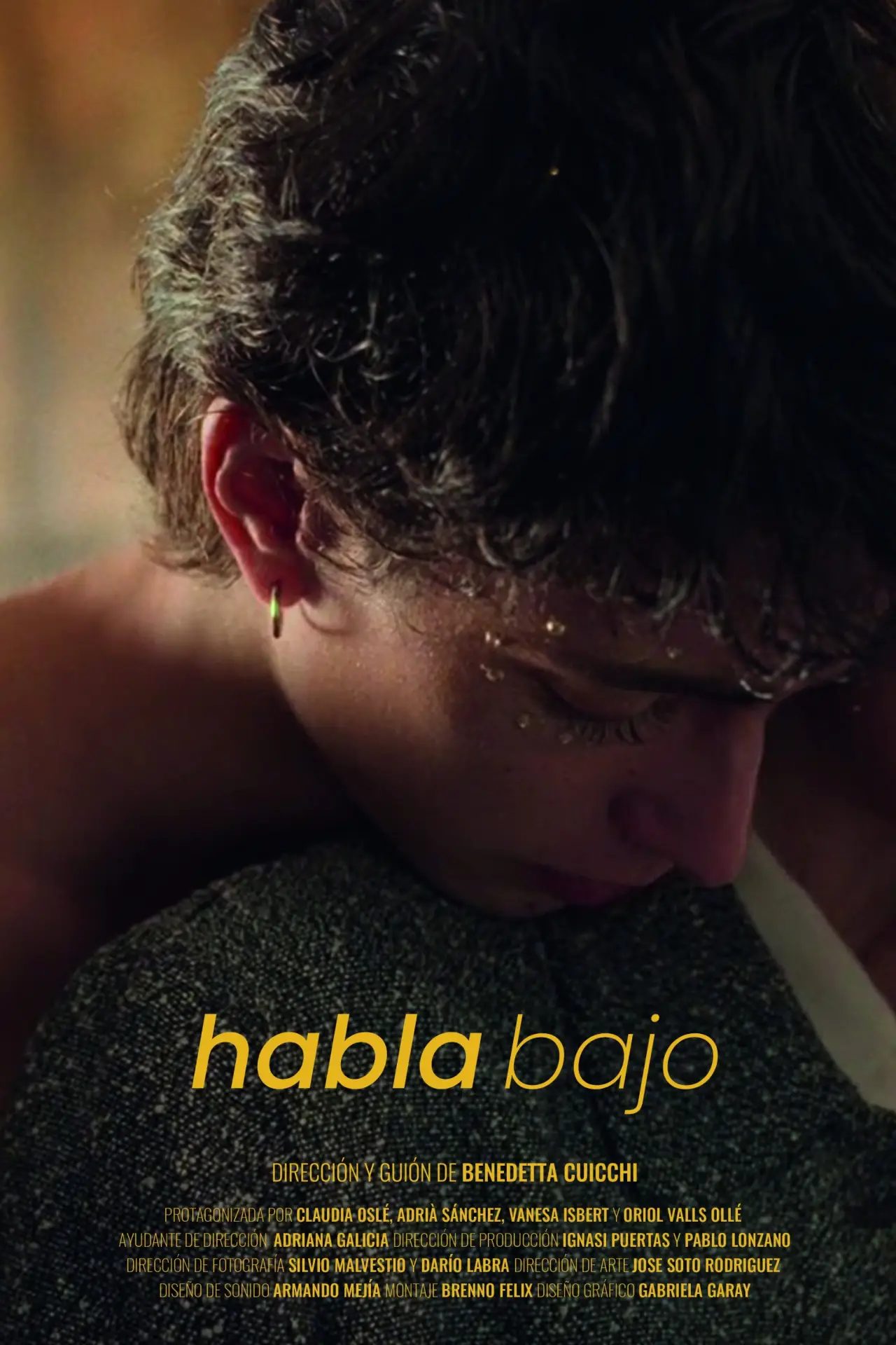 Plakat filmowy "Habla bajo"