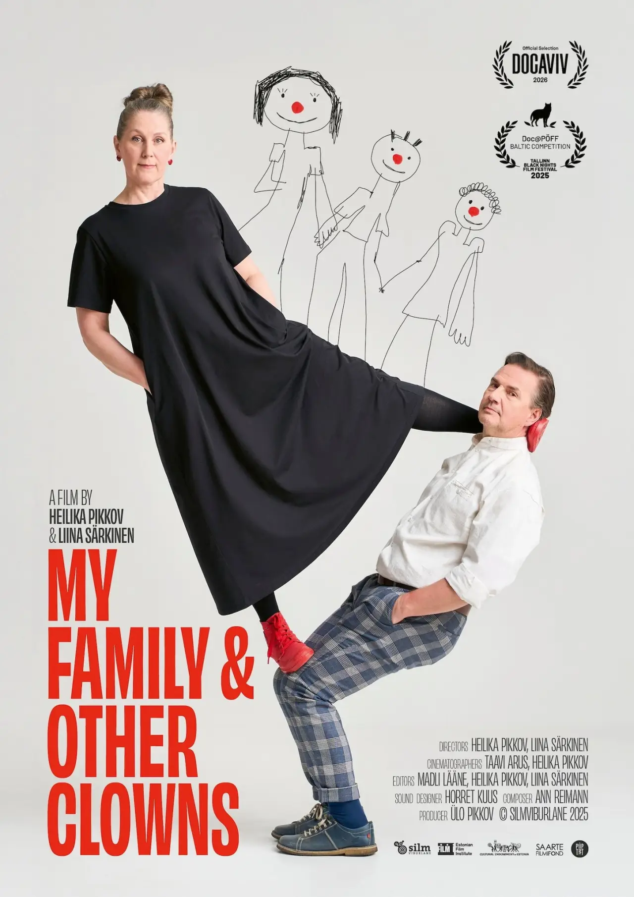 Plakat filmowy "Minu pere ja muud klounid"