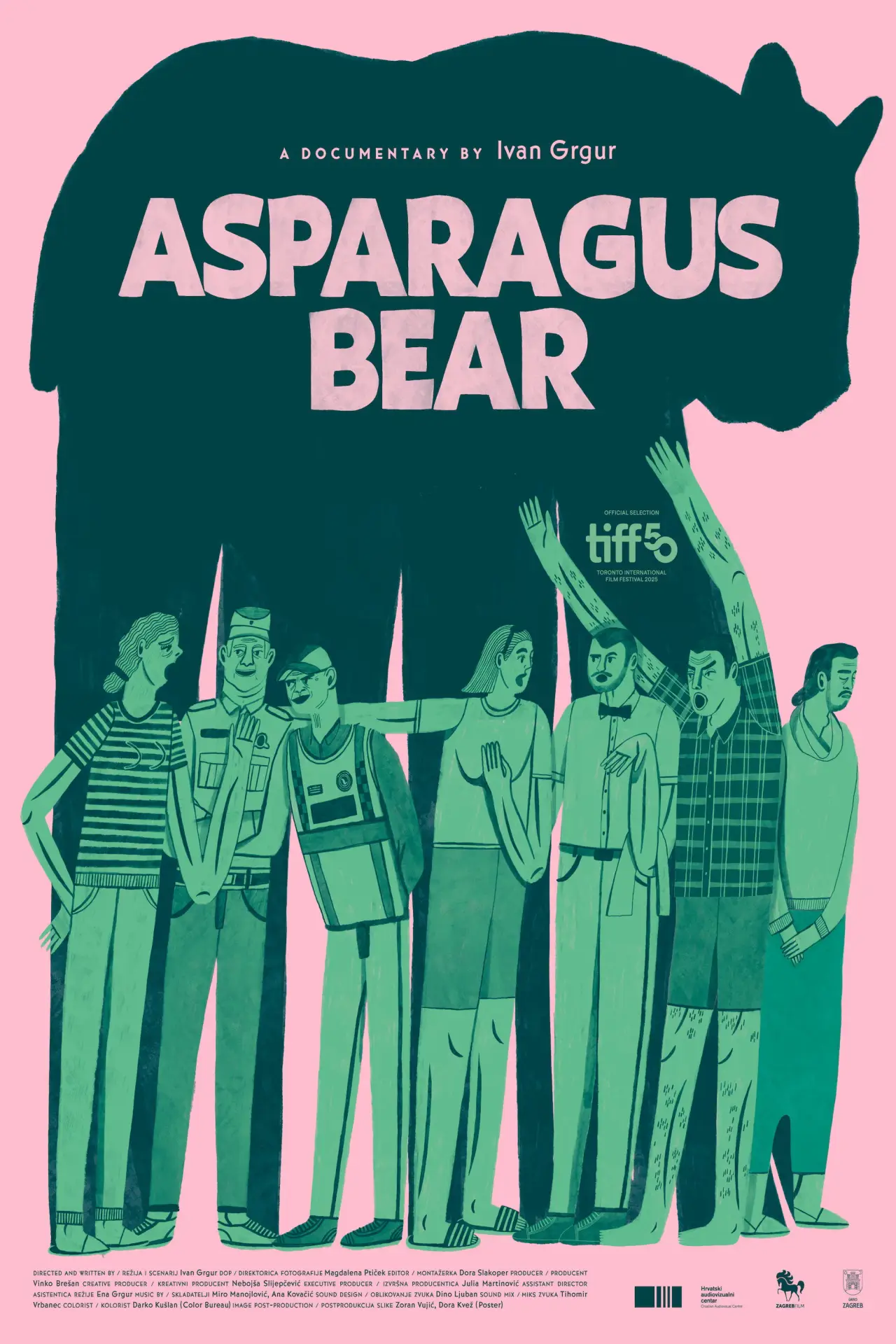 Plakat filmowy "Medo u šparogama"